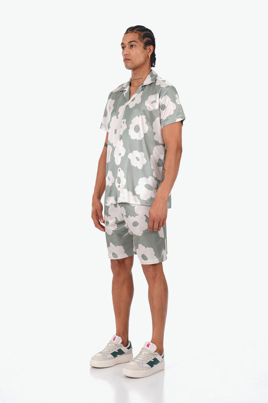 SHORT SETS LL1054 - KHAKI