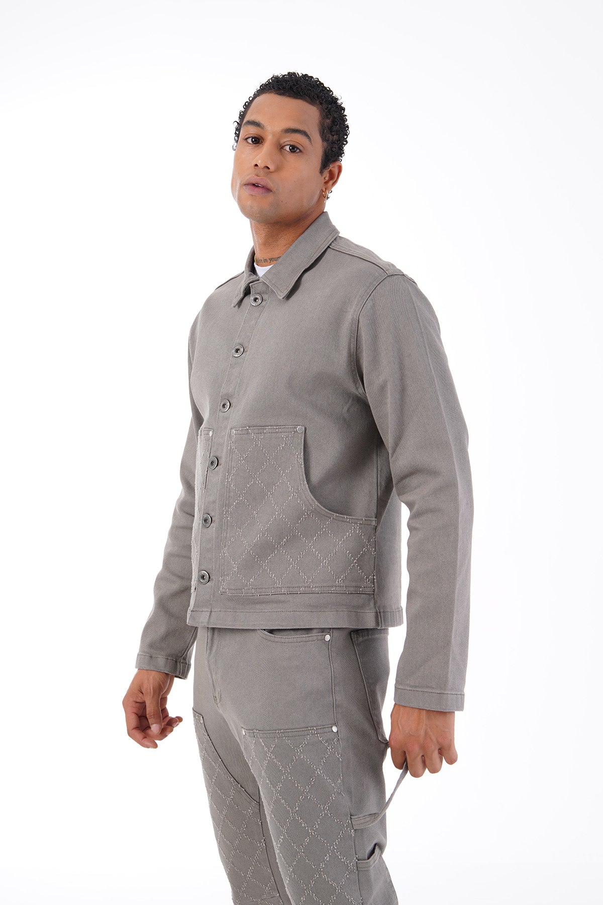 ART492 DENIM TRACKSUIT - AMAZON