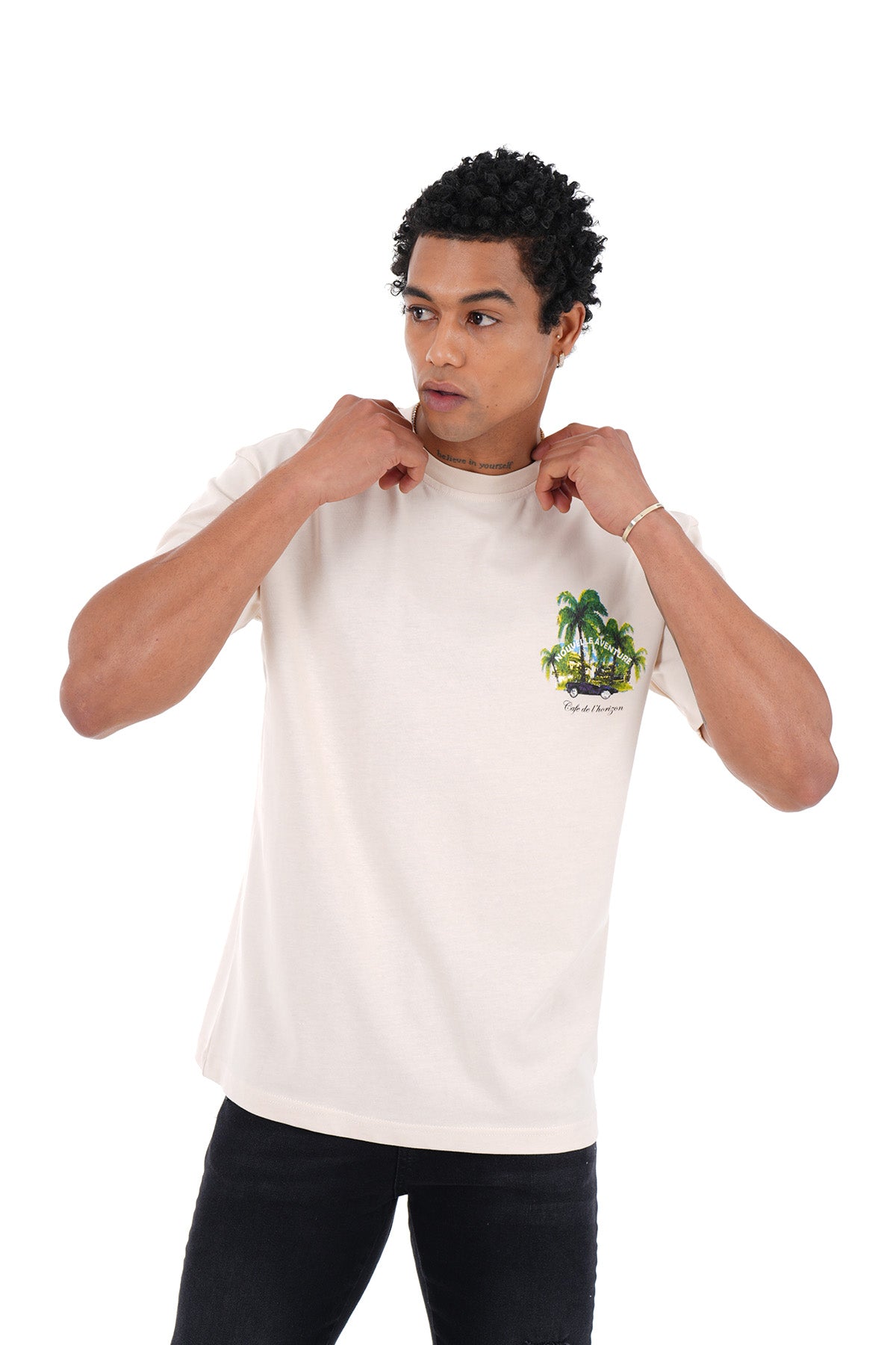 T-SHIRT LL1008 - BEIGE