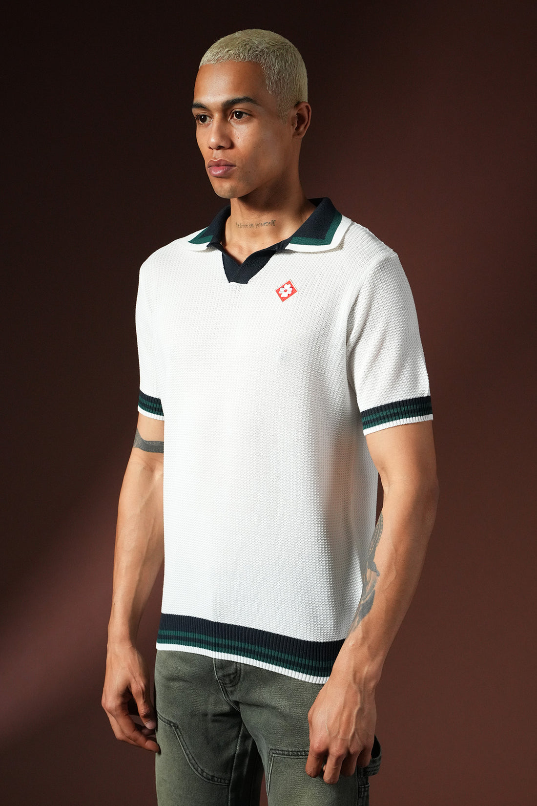 Strickpolo-T-Shirt LL061053
