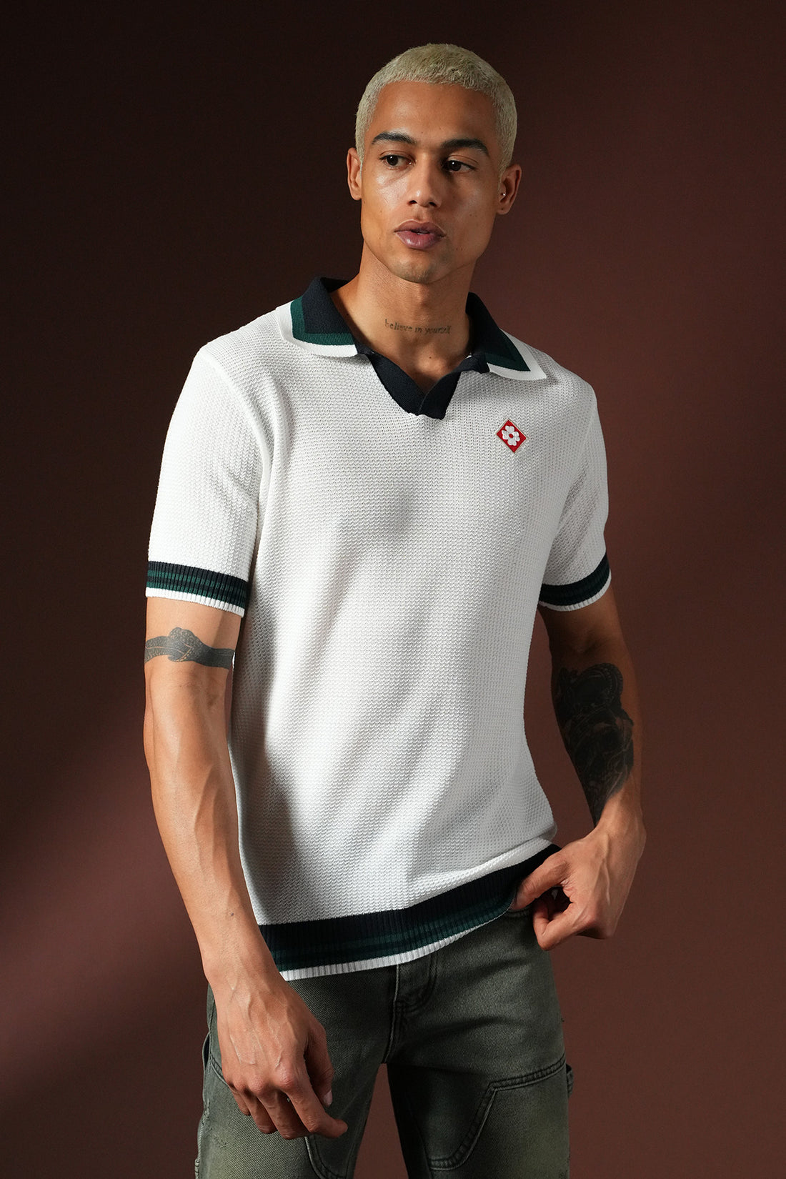Strickpolo-T-Shirt LL061053