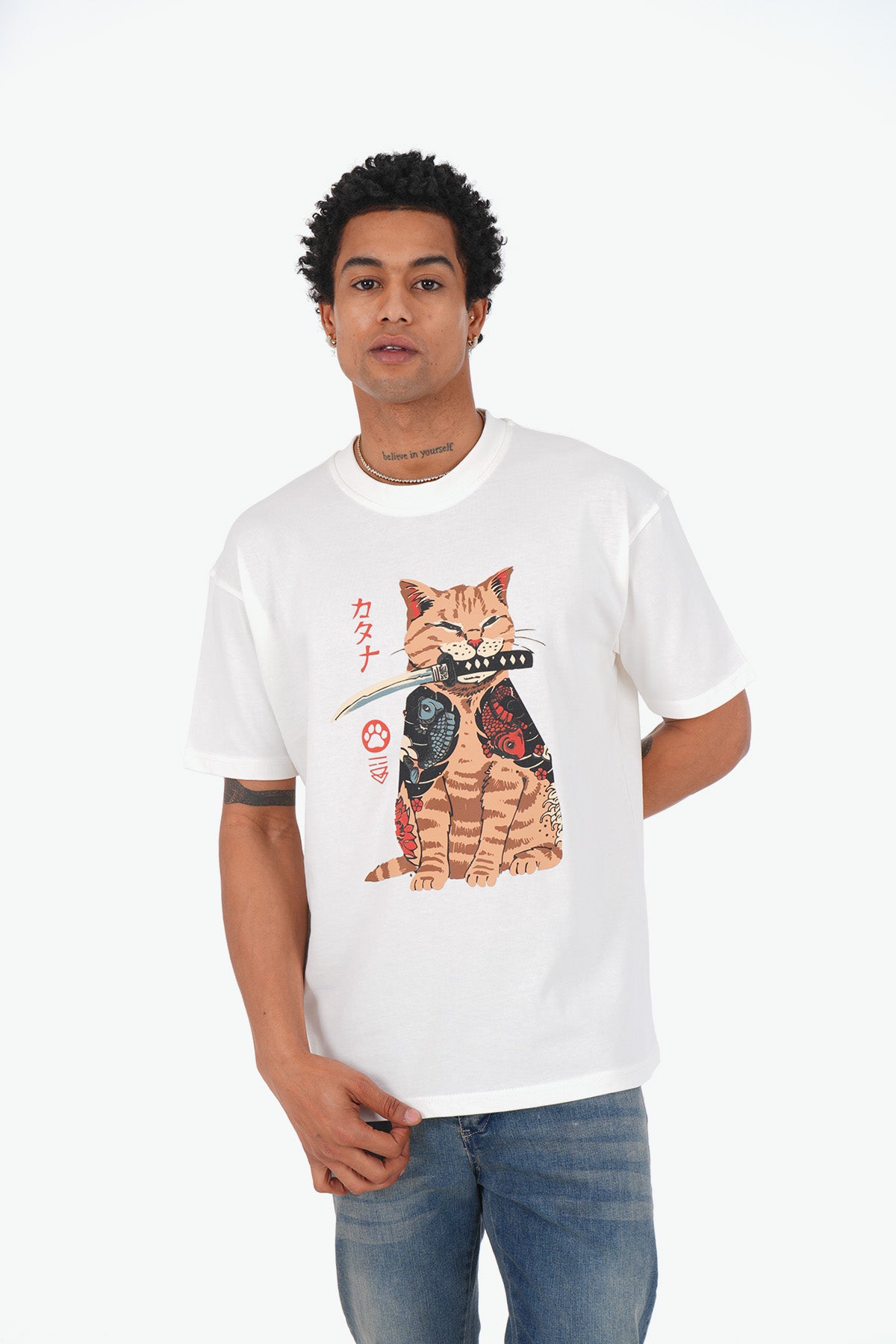 TEE SHIRT LL1077 - WHITE