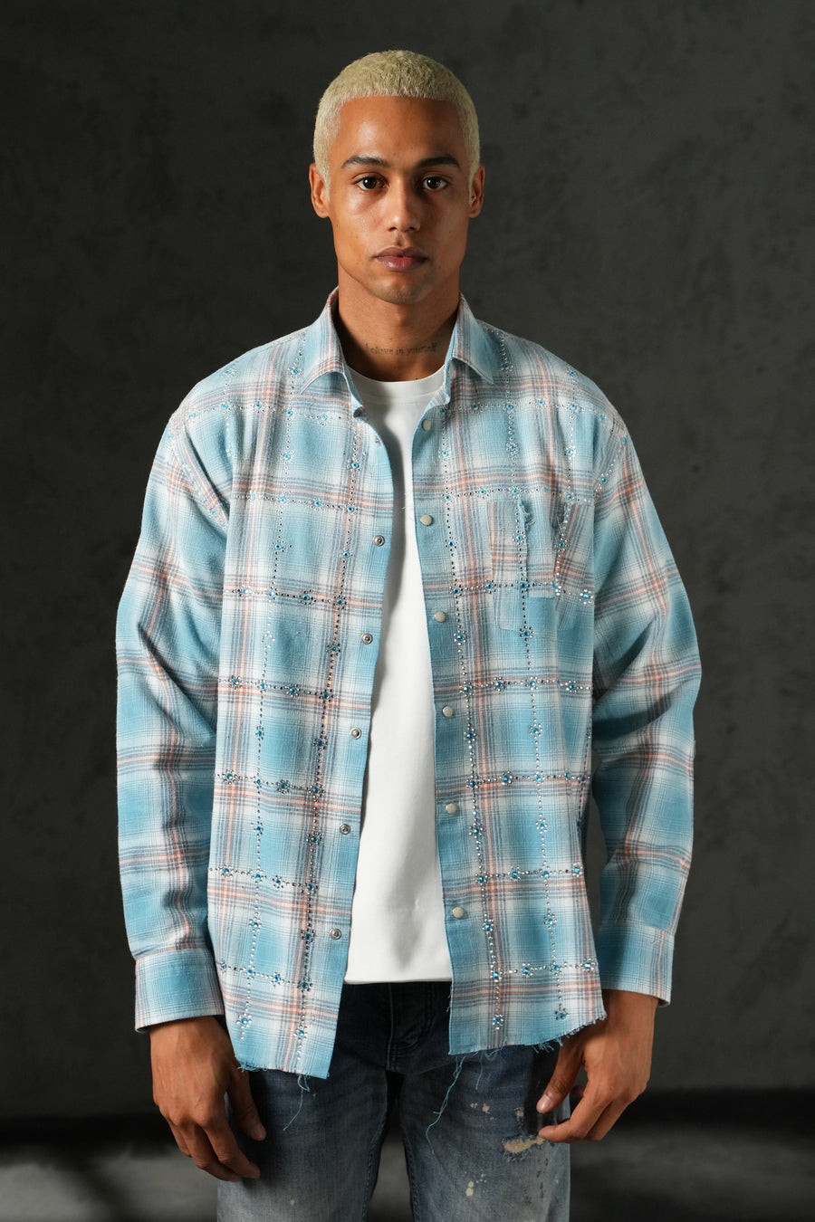 Chemise bas effiloché 27705