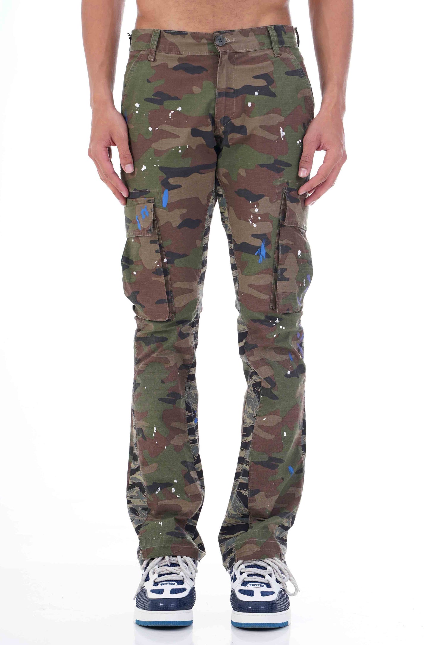 Flared Pants Art467 - Khaki