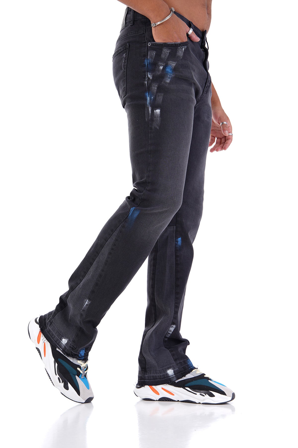 LL2000128 Flared Jeans - Black