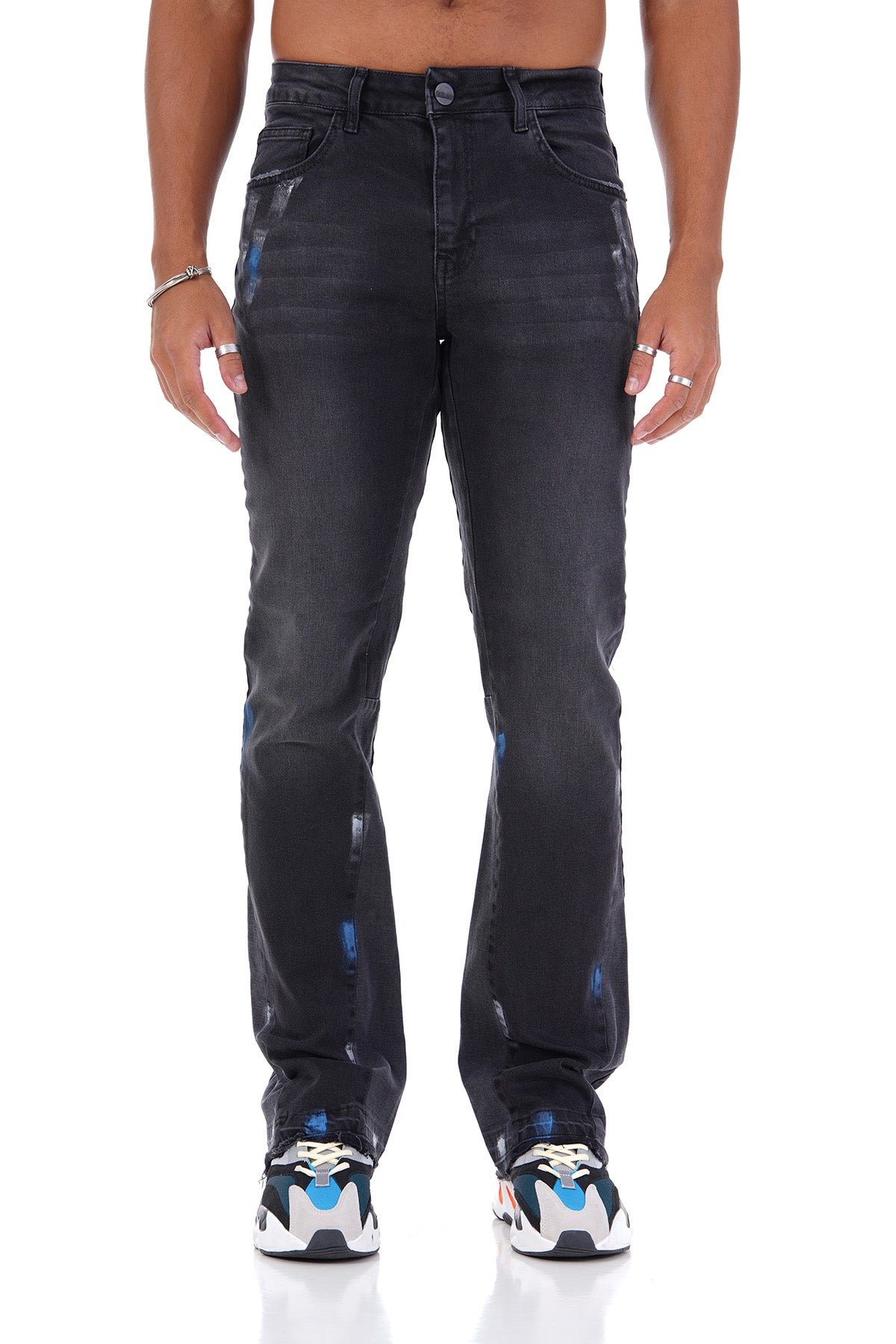 LL2000128 Flared Jeans - Black