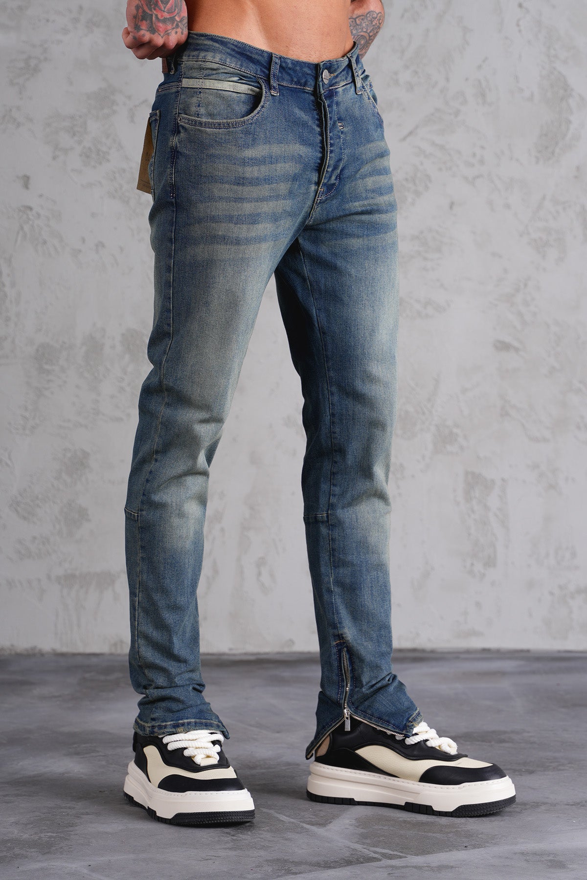 JEANS ZIPPED LL200087
