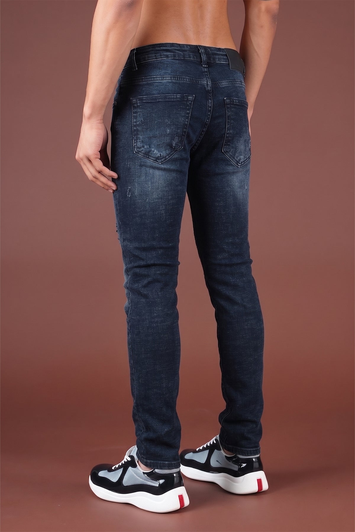 Herren-Slim-Fit-Jeans FAMR-0066-1