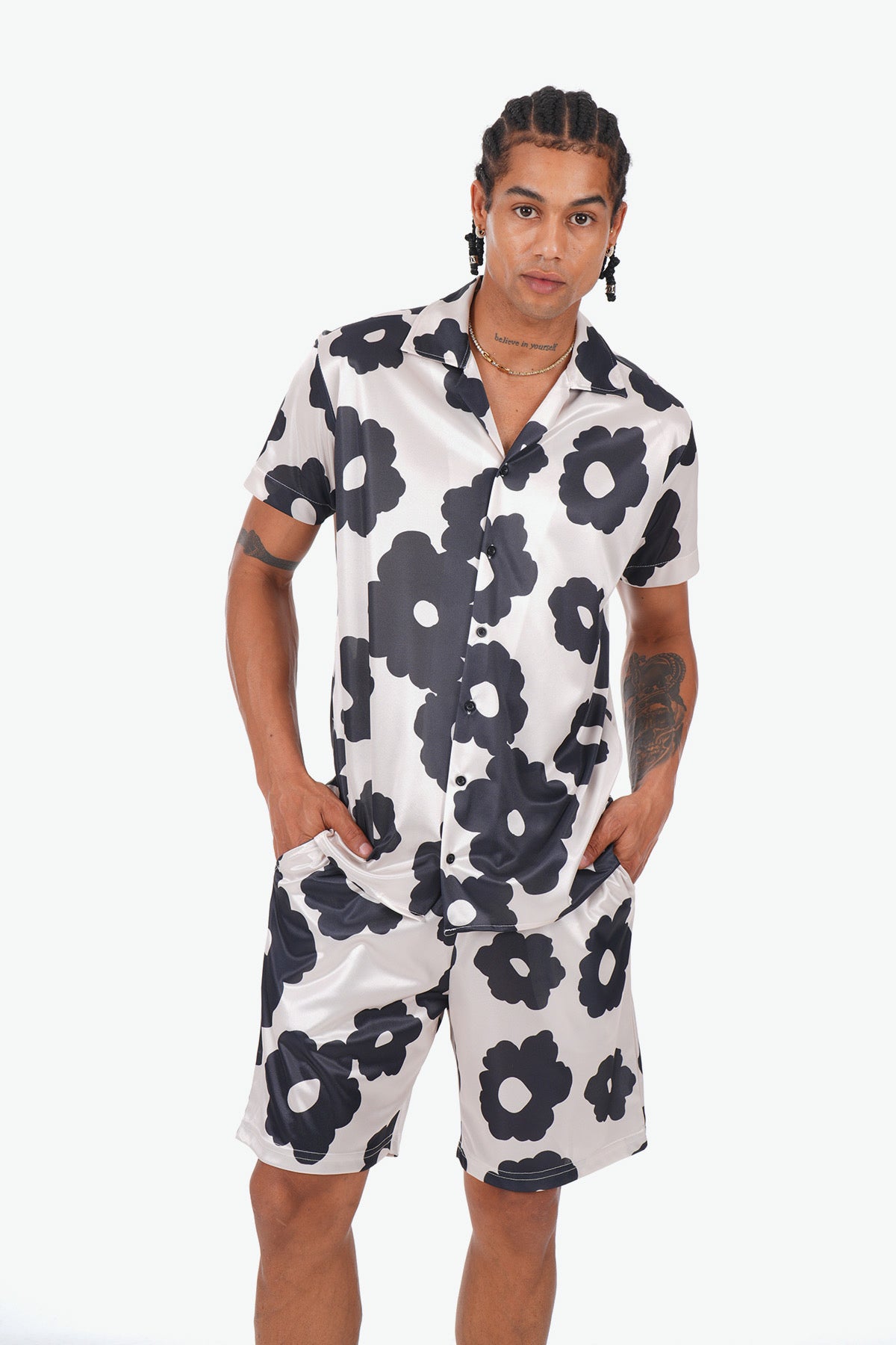 SHORT SETS LL1054 - BEIGE