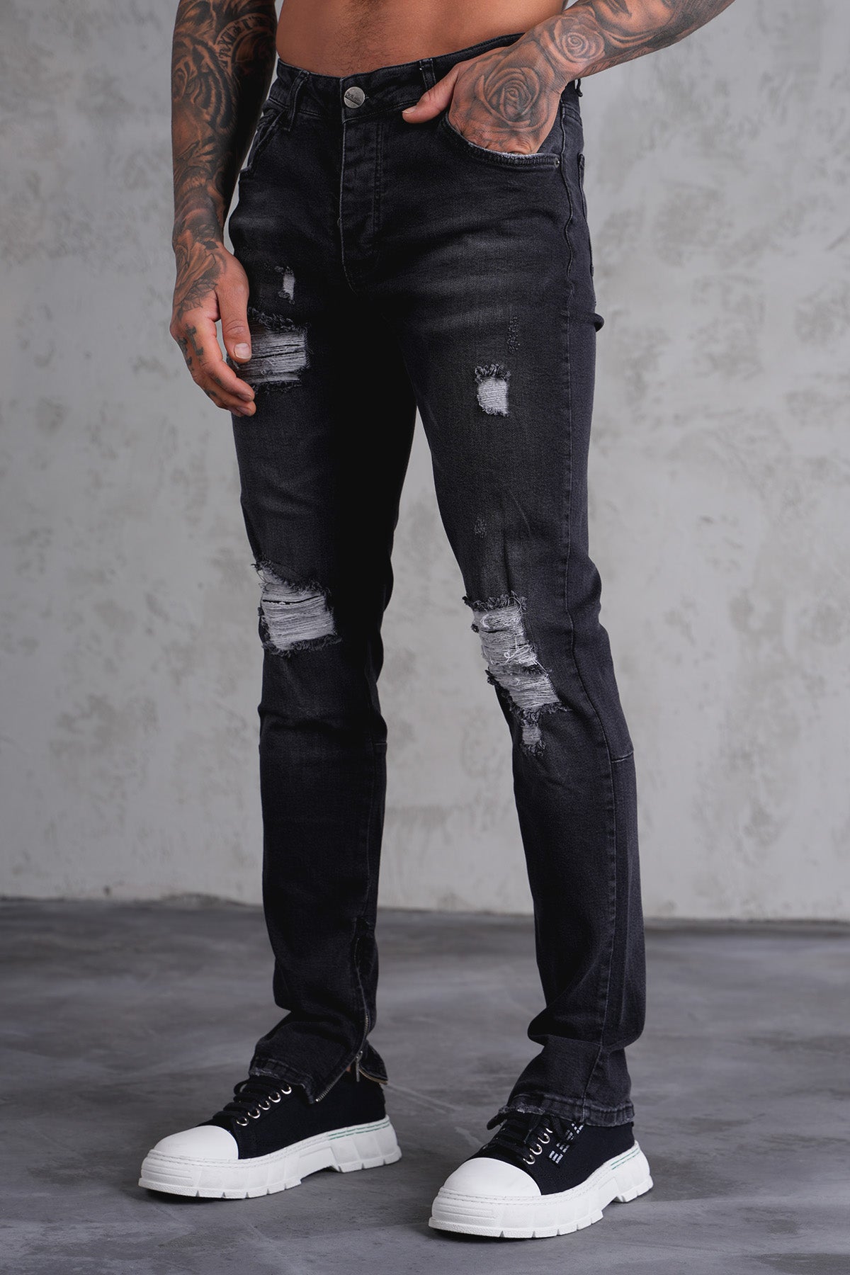 ZIPPED JEAN LL2000244