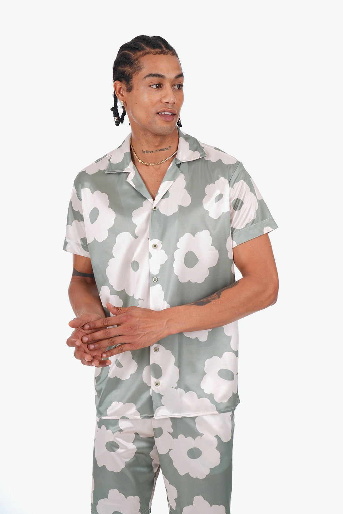 SHORT SETS LL1054 - KHAKI
