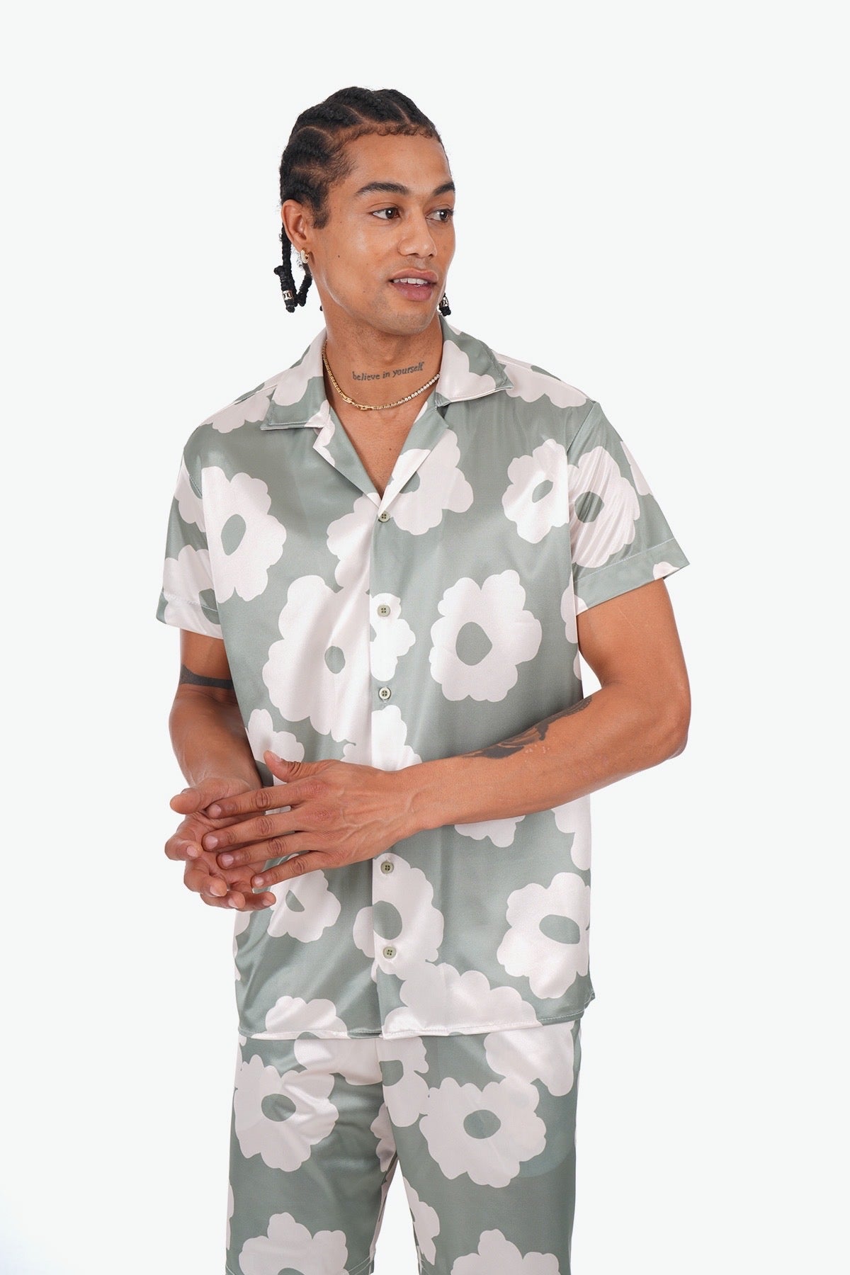 SHORT SETS LL1054 - KHAKI