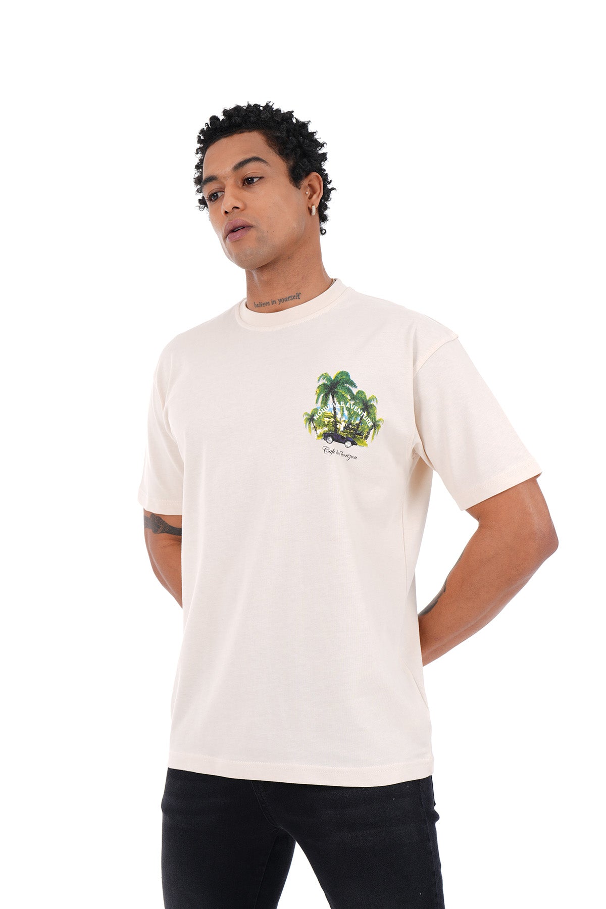 T-SHIRT LL1008 - BEIGE