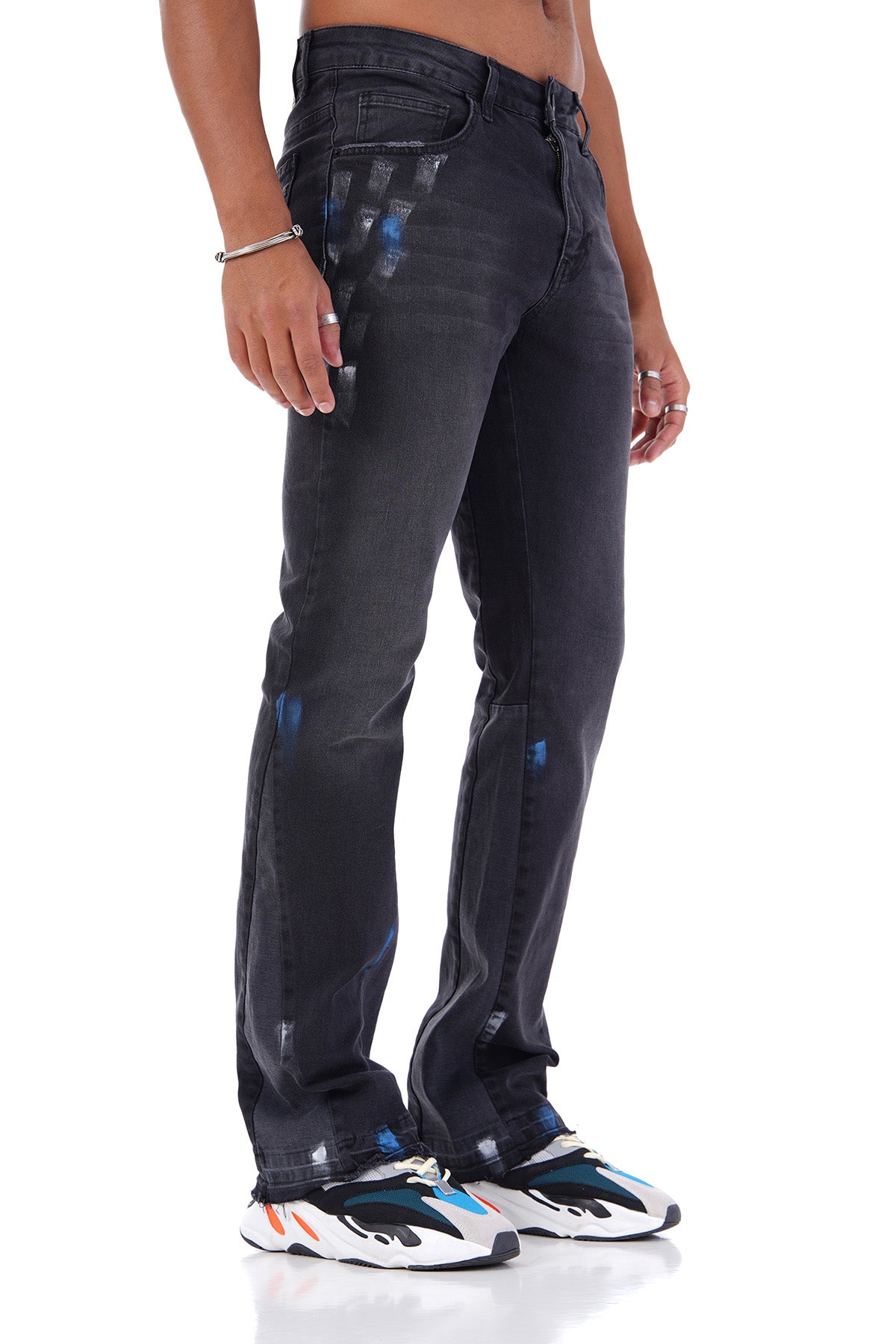 LL2000128 Flared Jeans - Black