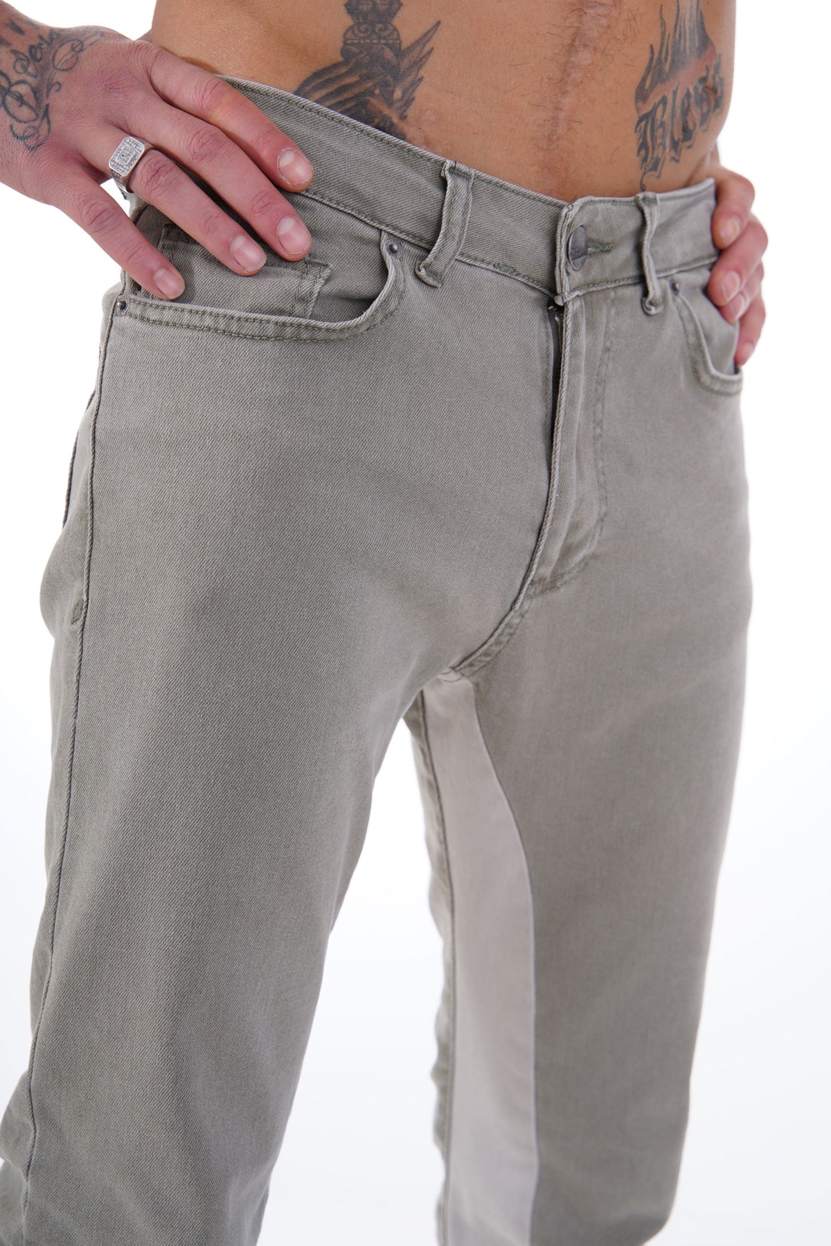 JEAN FLARE LL2000103 – OLIVE