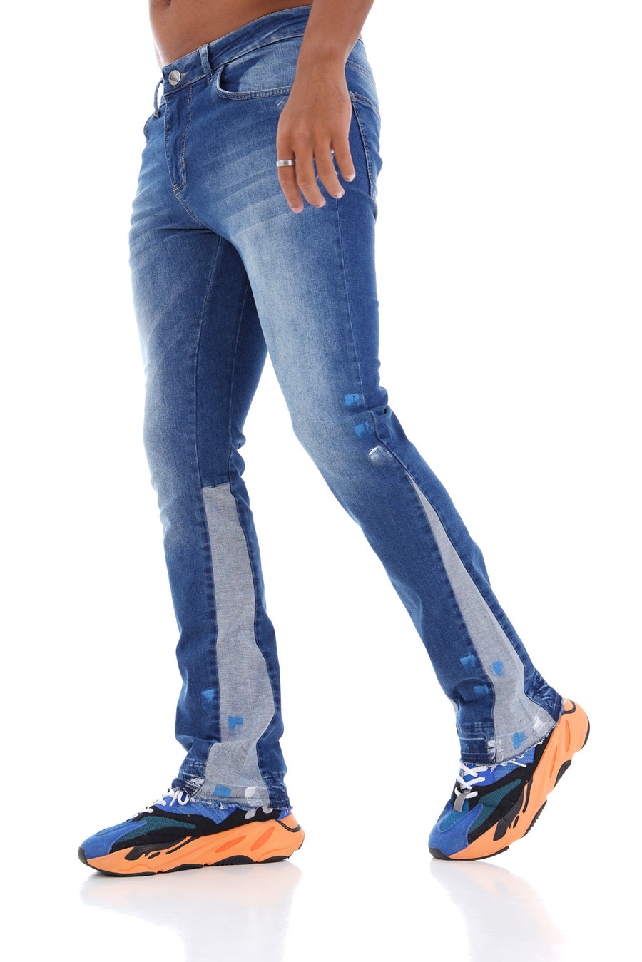 JEANS MIT WEITEM BEIN LL2000126