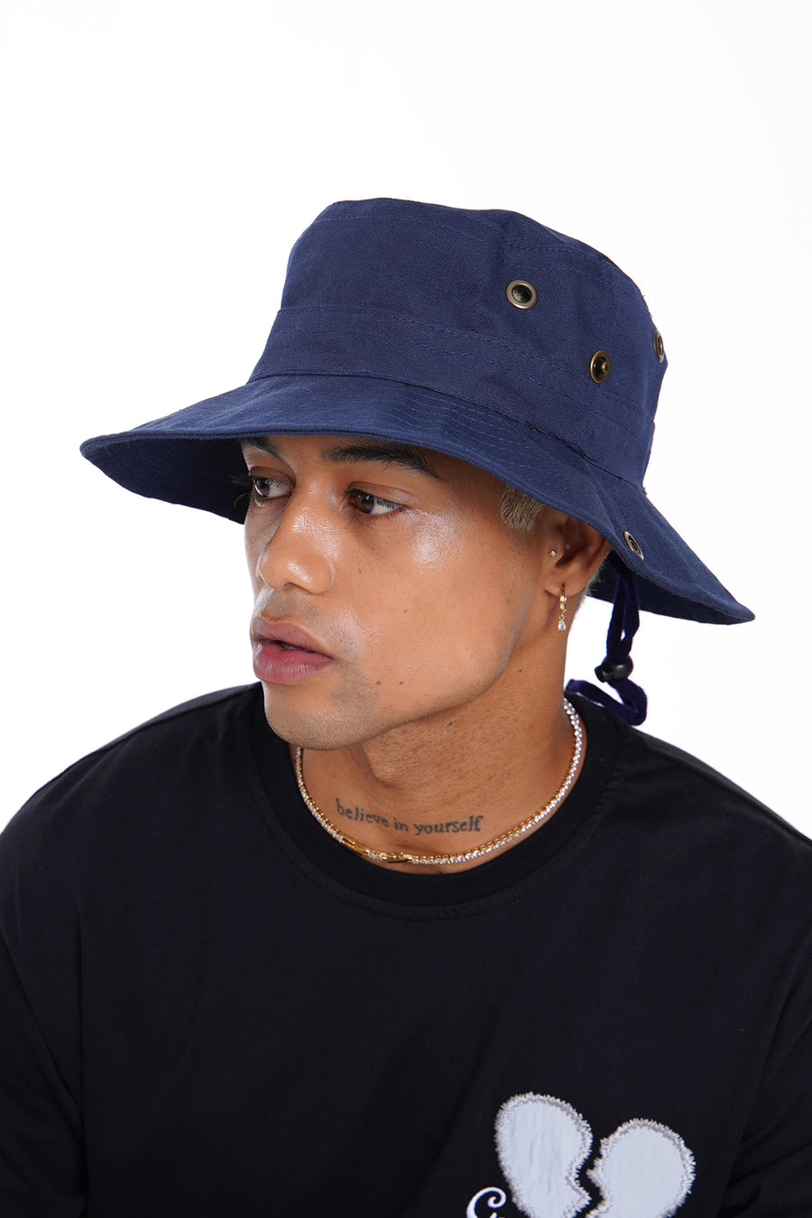 URBAN BUCKET HAT IK-04 - NAVY