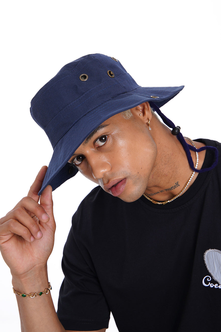 URBAN BUCKET HAT IK-04 - NAVY