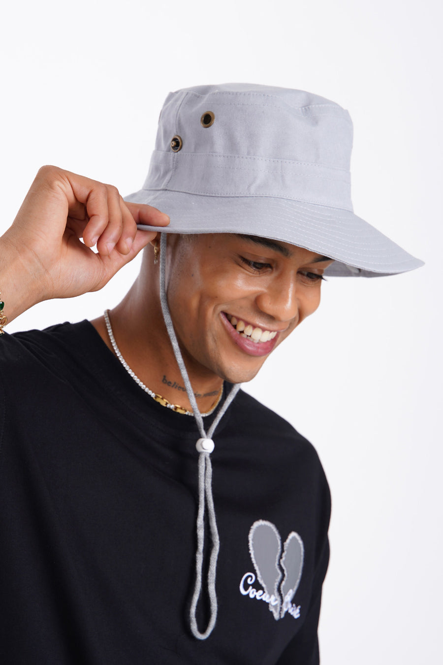URBAN BUCKET HAT IK-04 - GREY