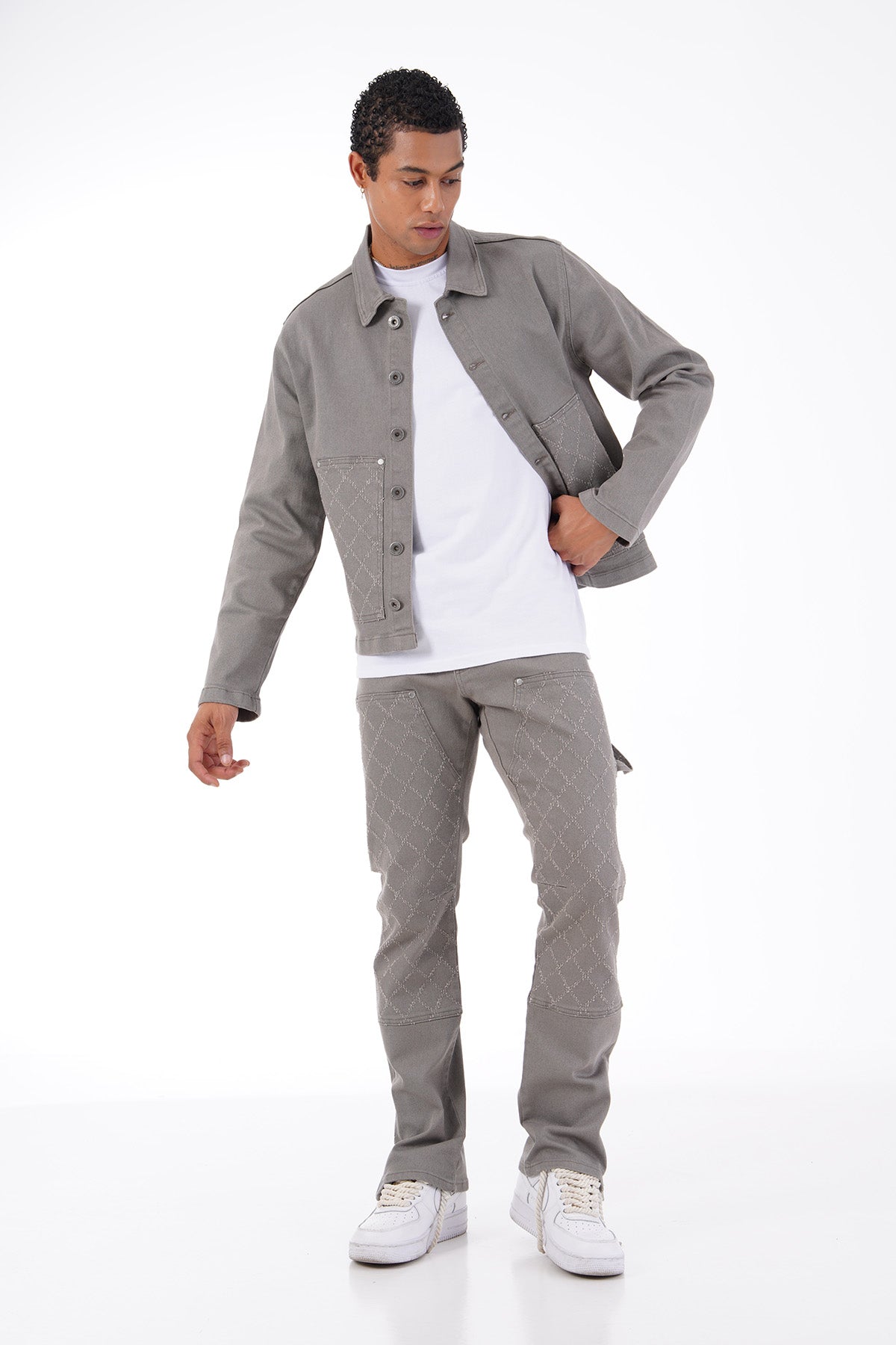 ART492 DENIM TRACKSUIT - AMAZON