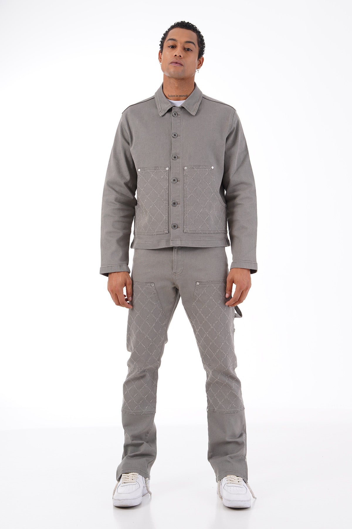 ART492 DENIM TRACKSUIT - AMAZON