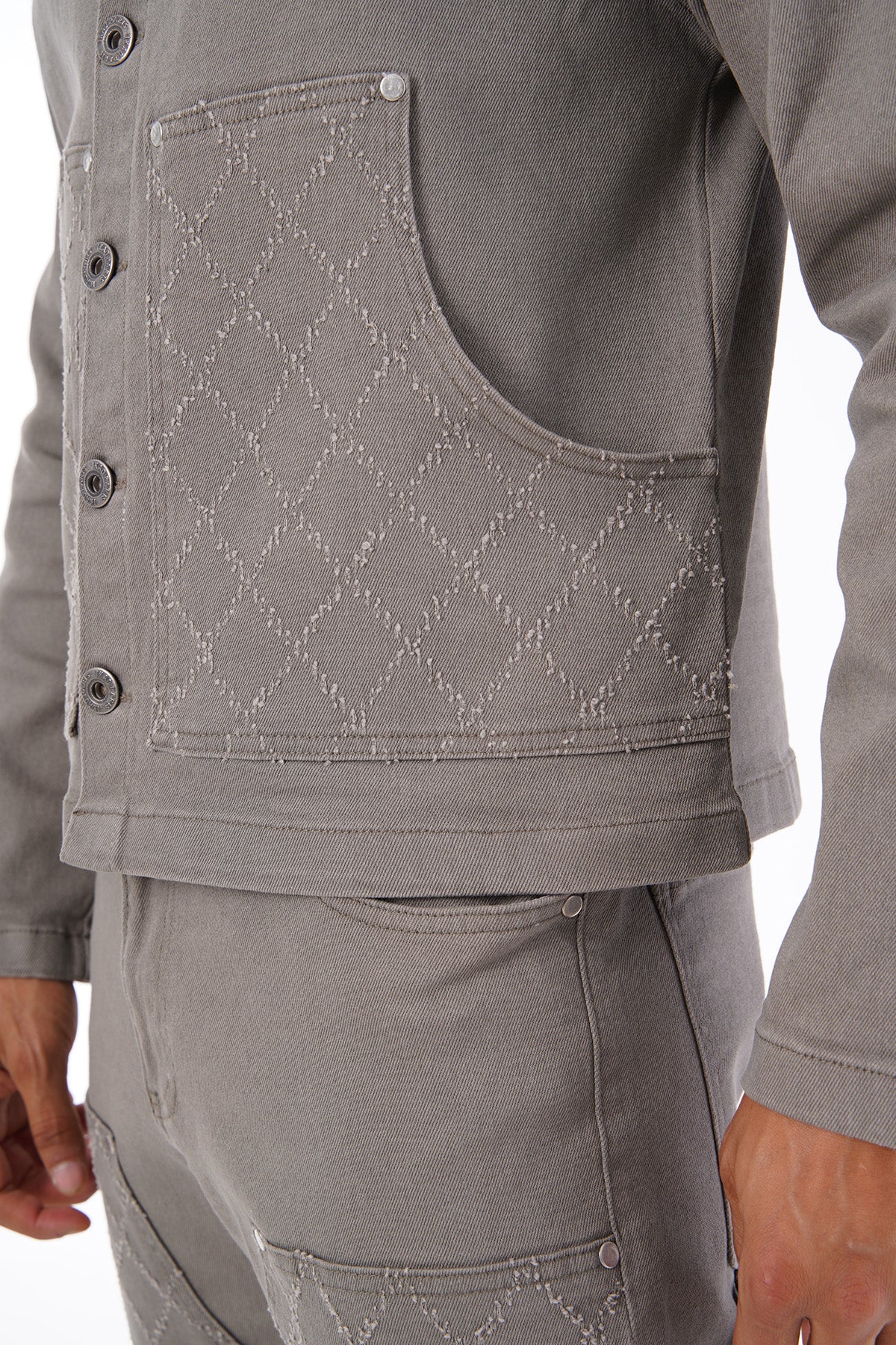 ART492 DENIM TRACKSUIT - AMAZON