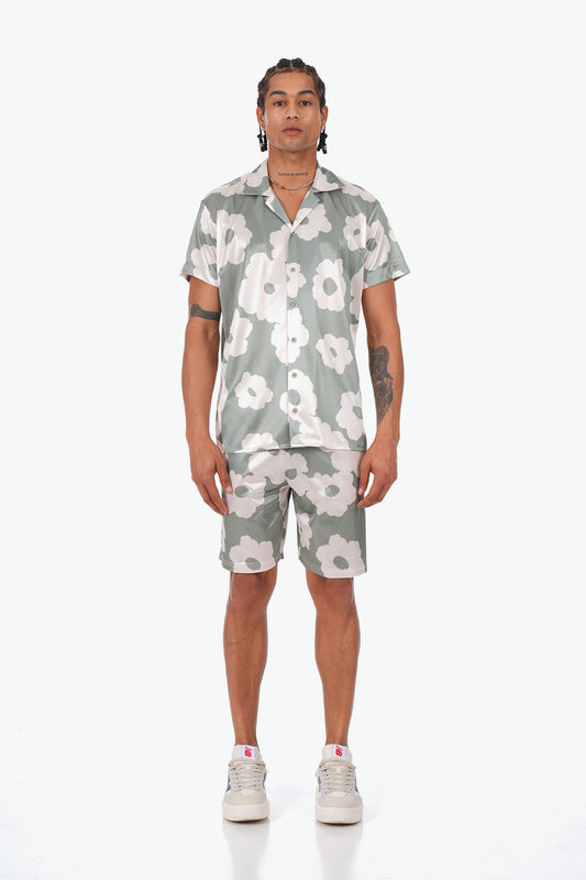 SHORT SETS LL1054 - KHAKI