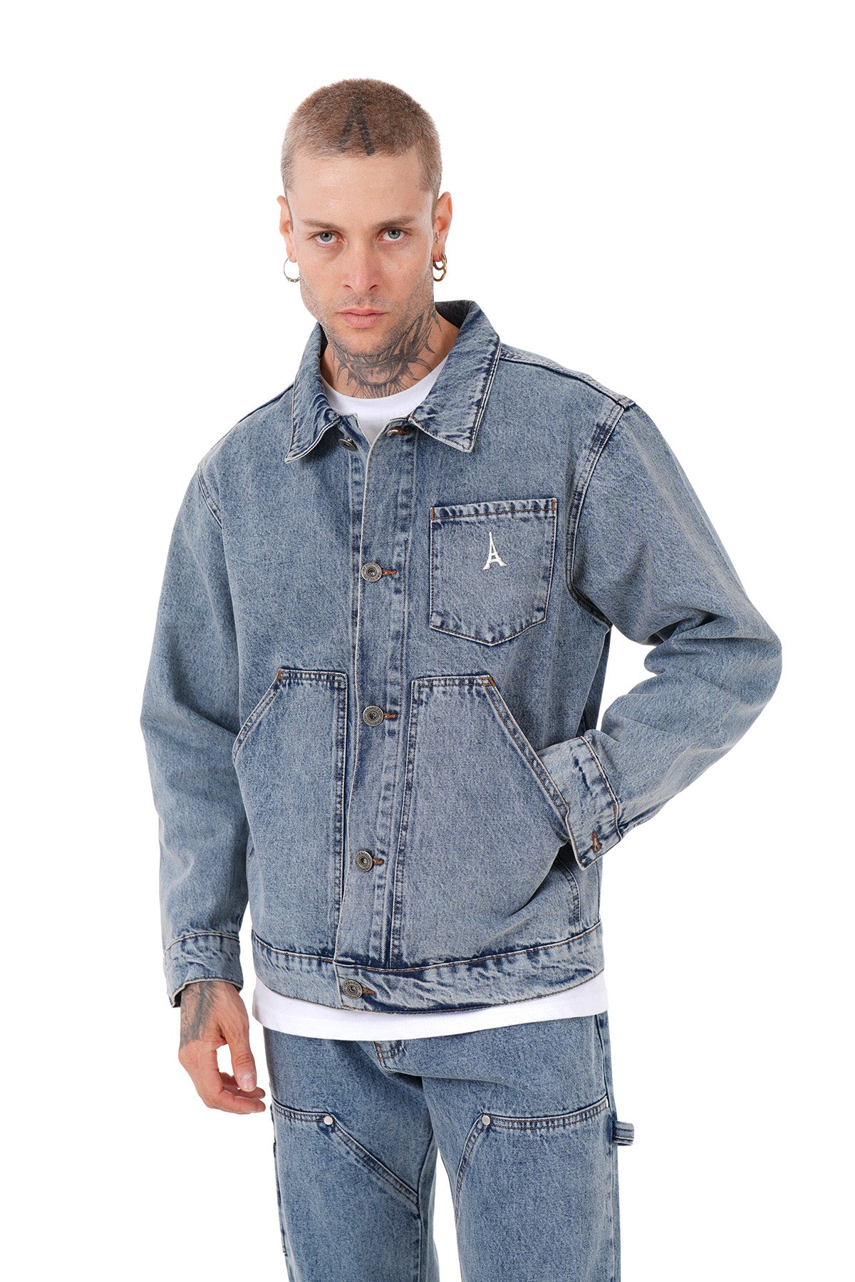DENIM SET ART 545-2017 - BLUE