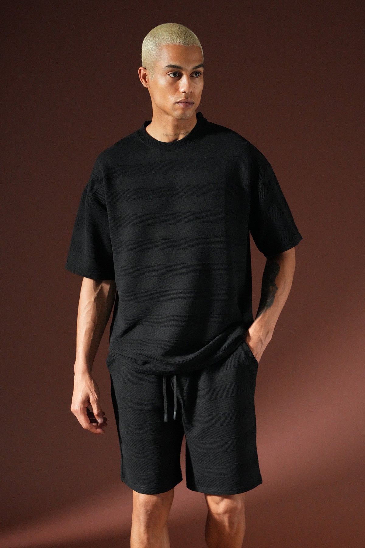 Übergroßes T-Shirt- und Shorts-Set IPM1104