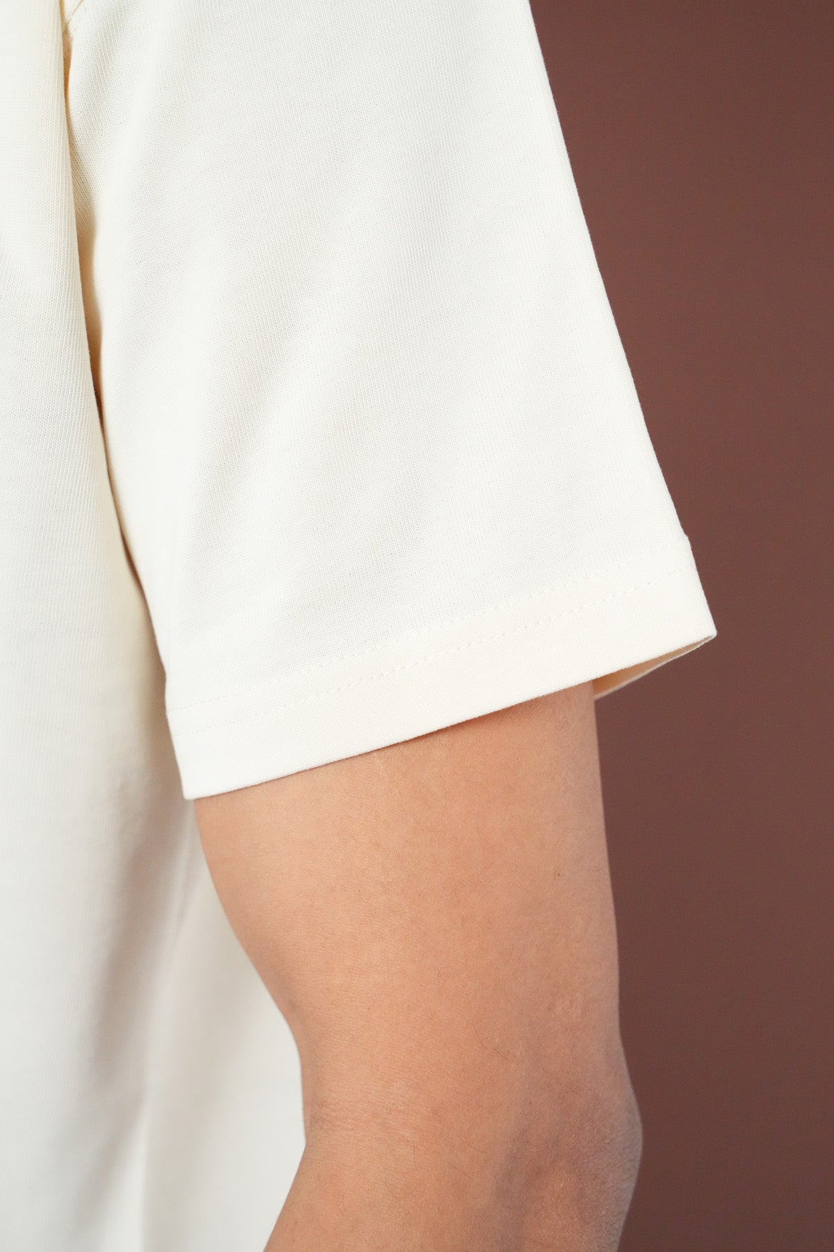 T-shirt MEN'S avec applique fleur devant AND dos LL1100161