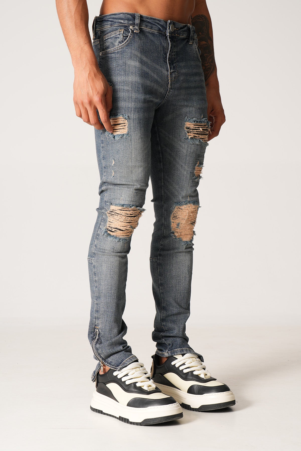 ZIPPED JEAN LL46-7