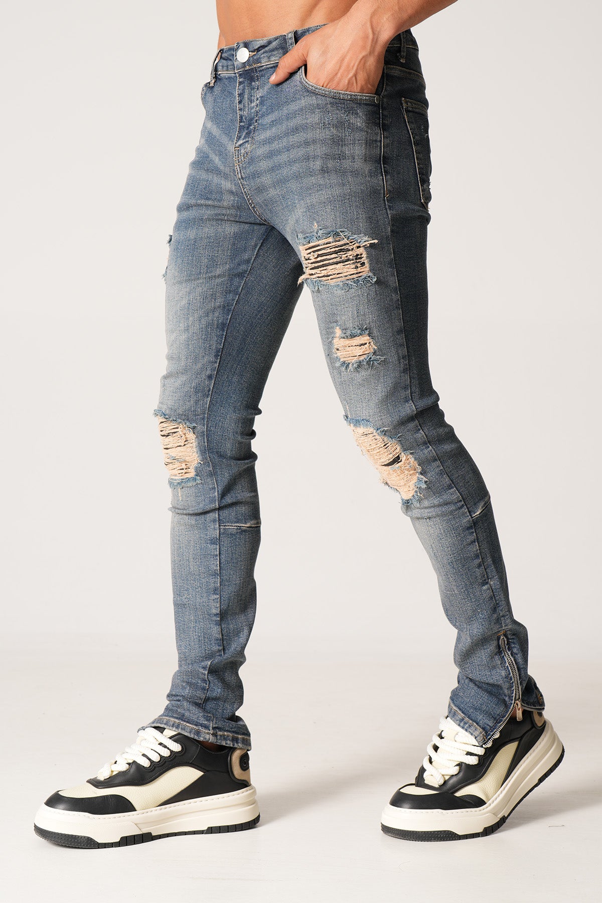 ZIPPED JEAN LL46-7