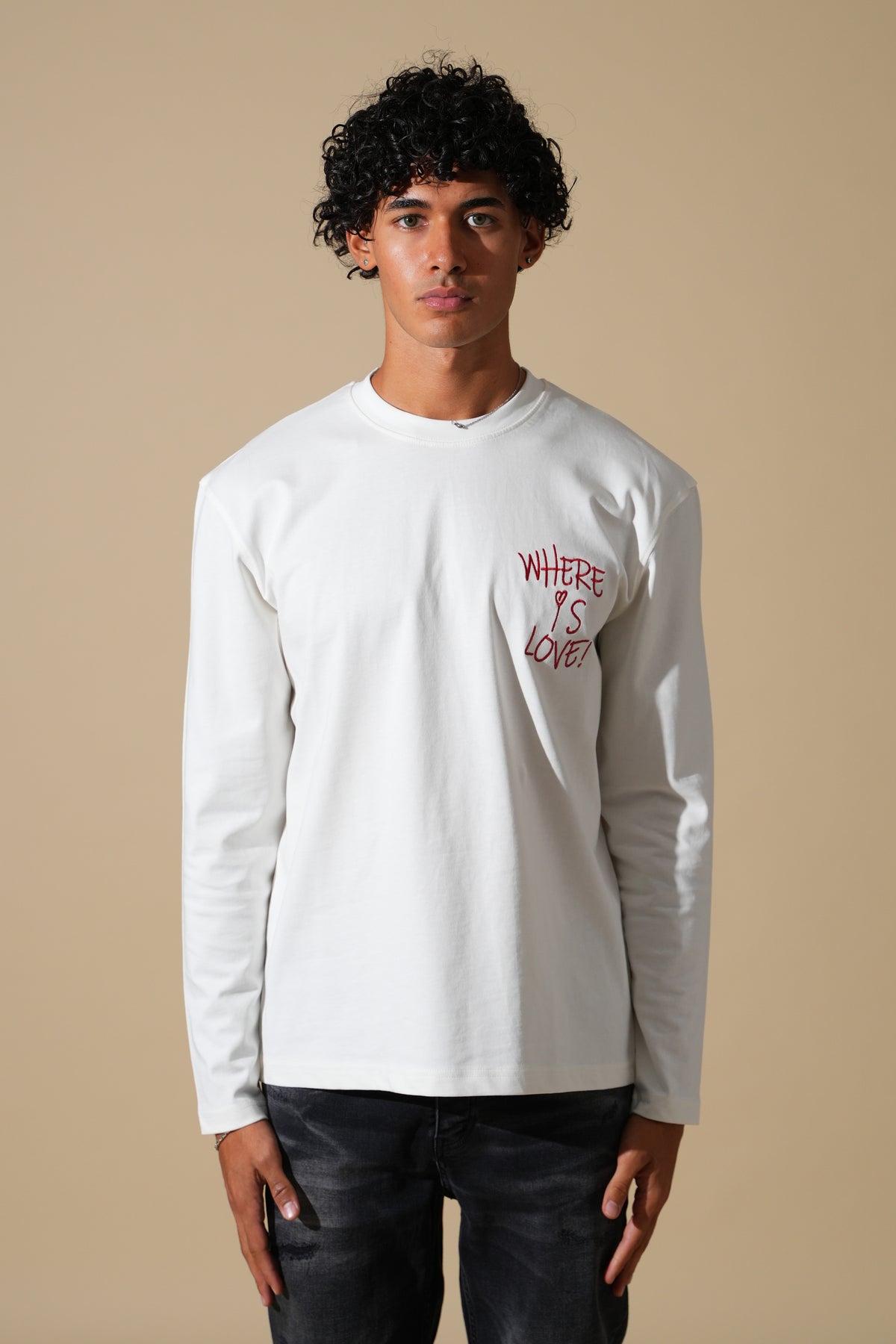 Where Is Love long-sleeve T-shirt IPF 133