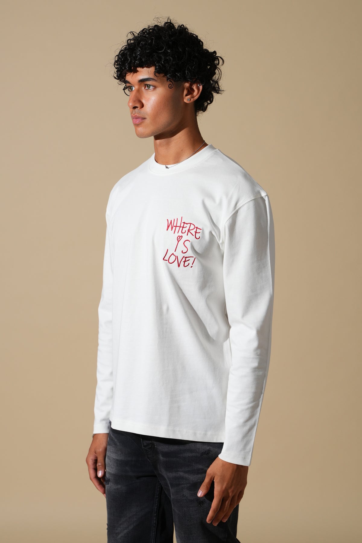 Where Is Love long-sleeve T-shirt IPF 133