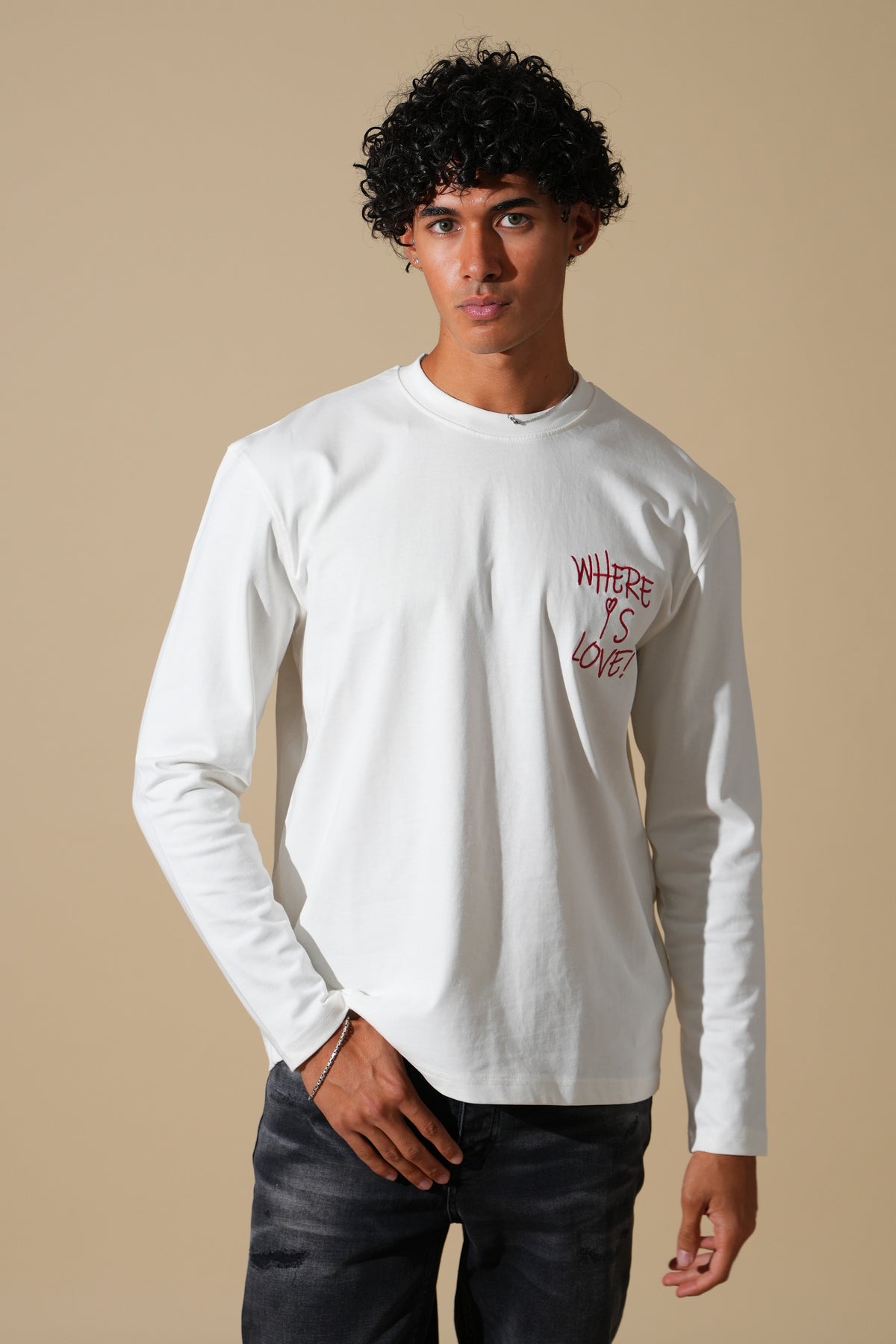 Where Is Love long-sleeve T-shirt IPF 133