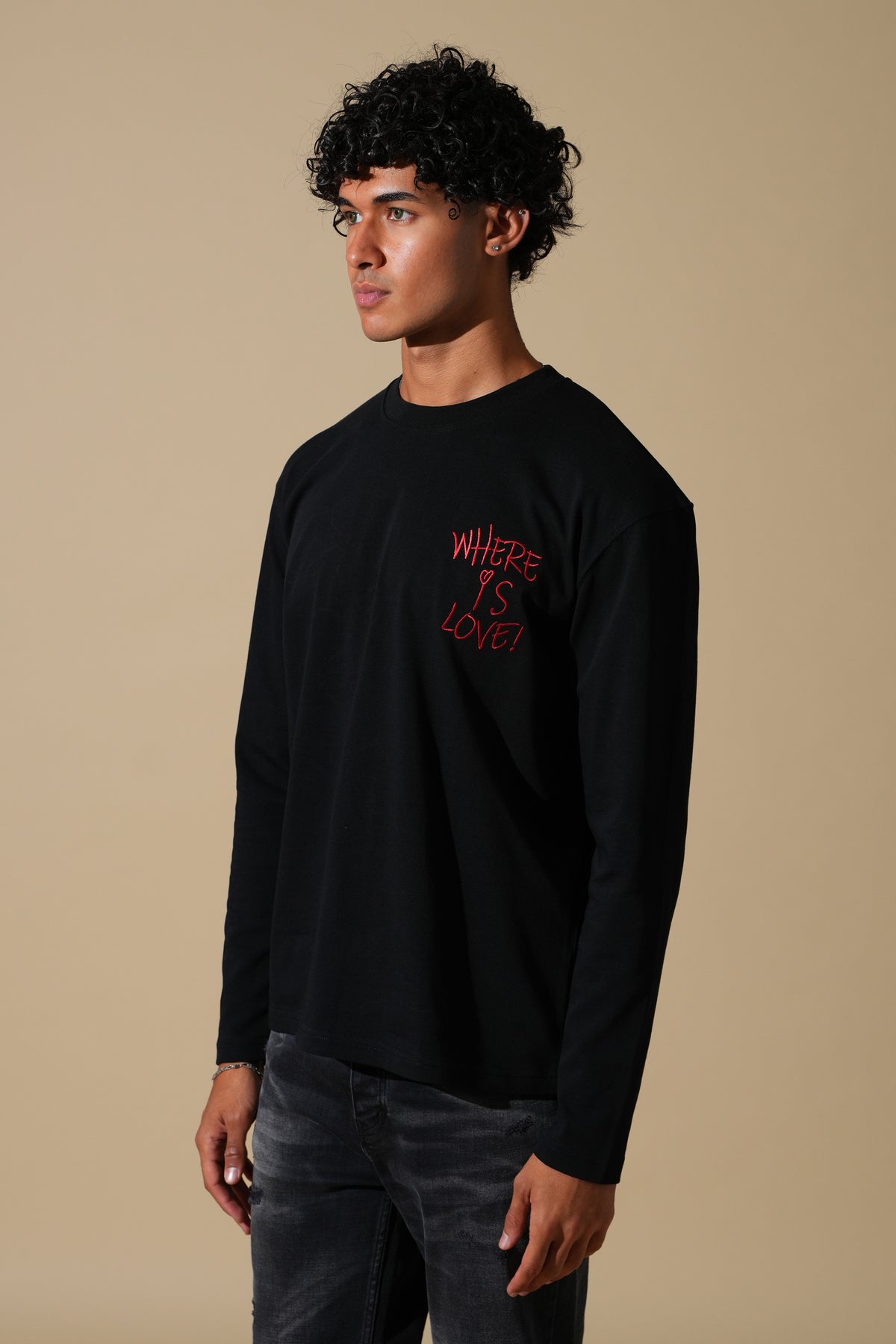 Where Is Love long-sleeve T-shirt IPF 133