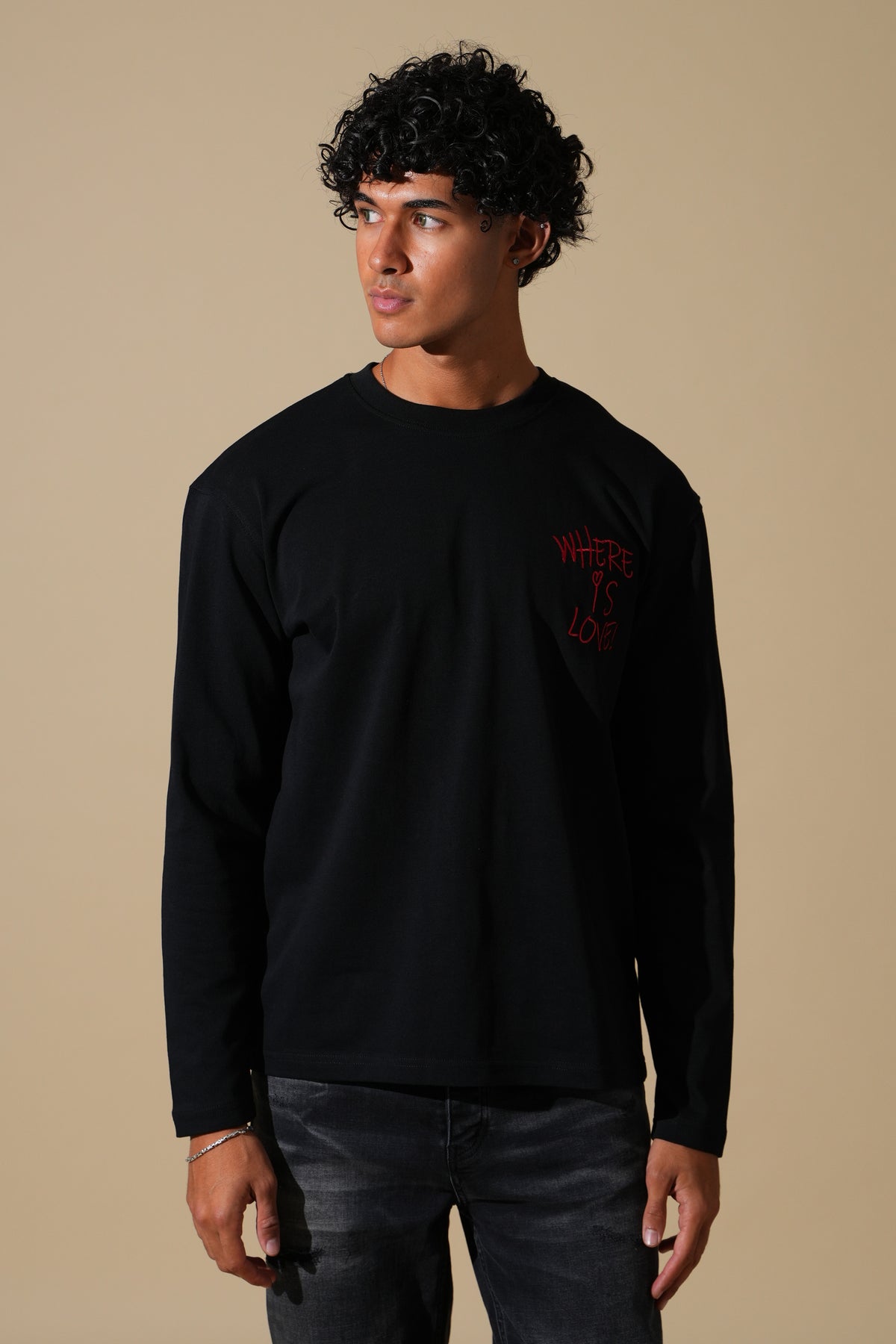 Where Is Love long-sleeve T-shirt IPF 133