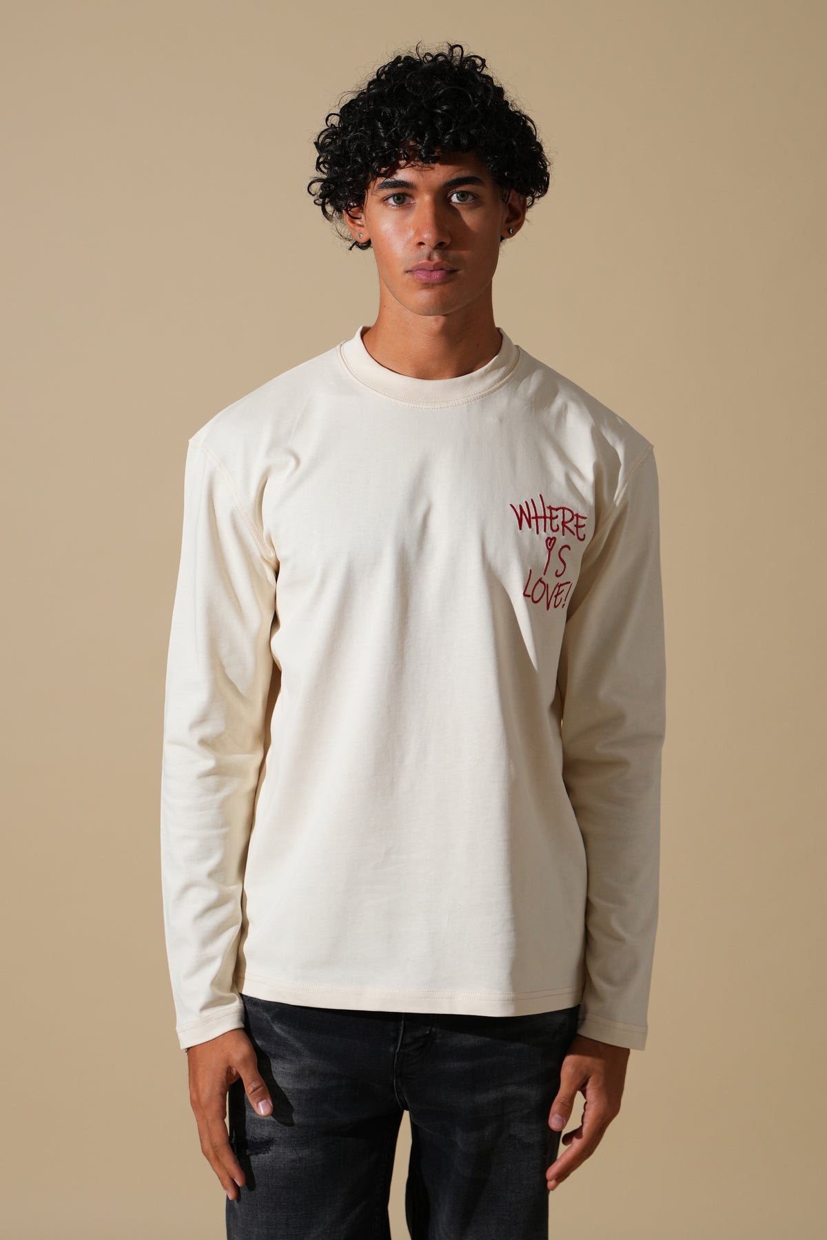 Where Is Love long-sleeve T-shirt IPF 133