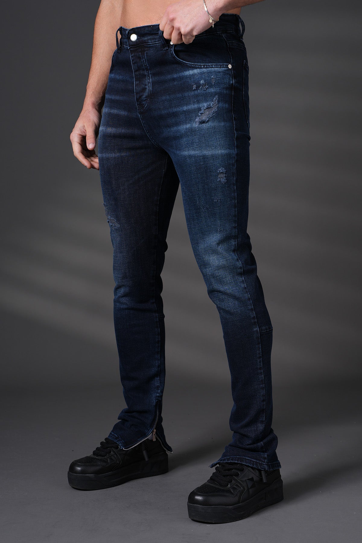 JEAN ZIPPED FIT F0019
