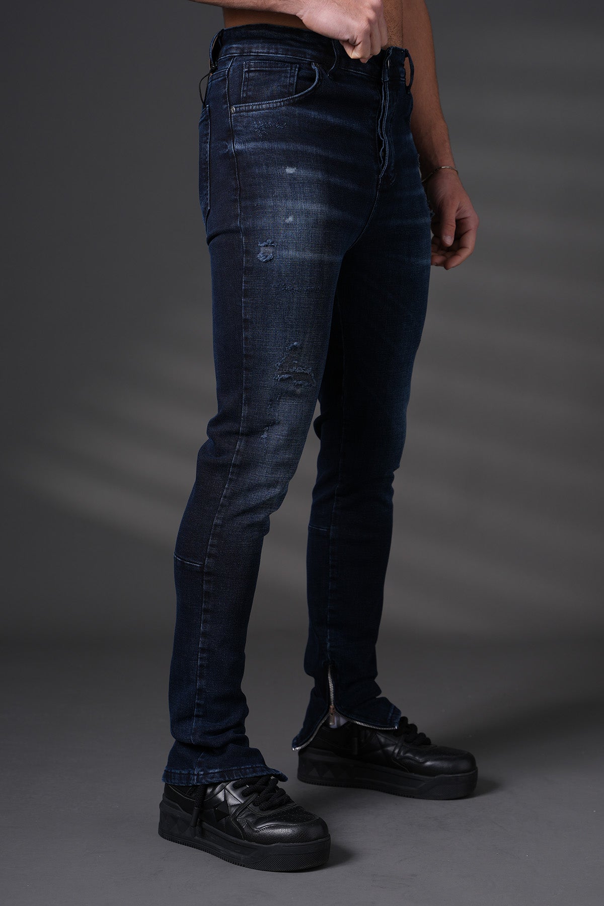 JEAN ZIPPED FIT F0019