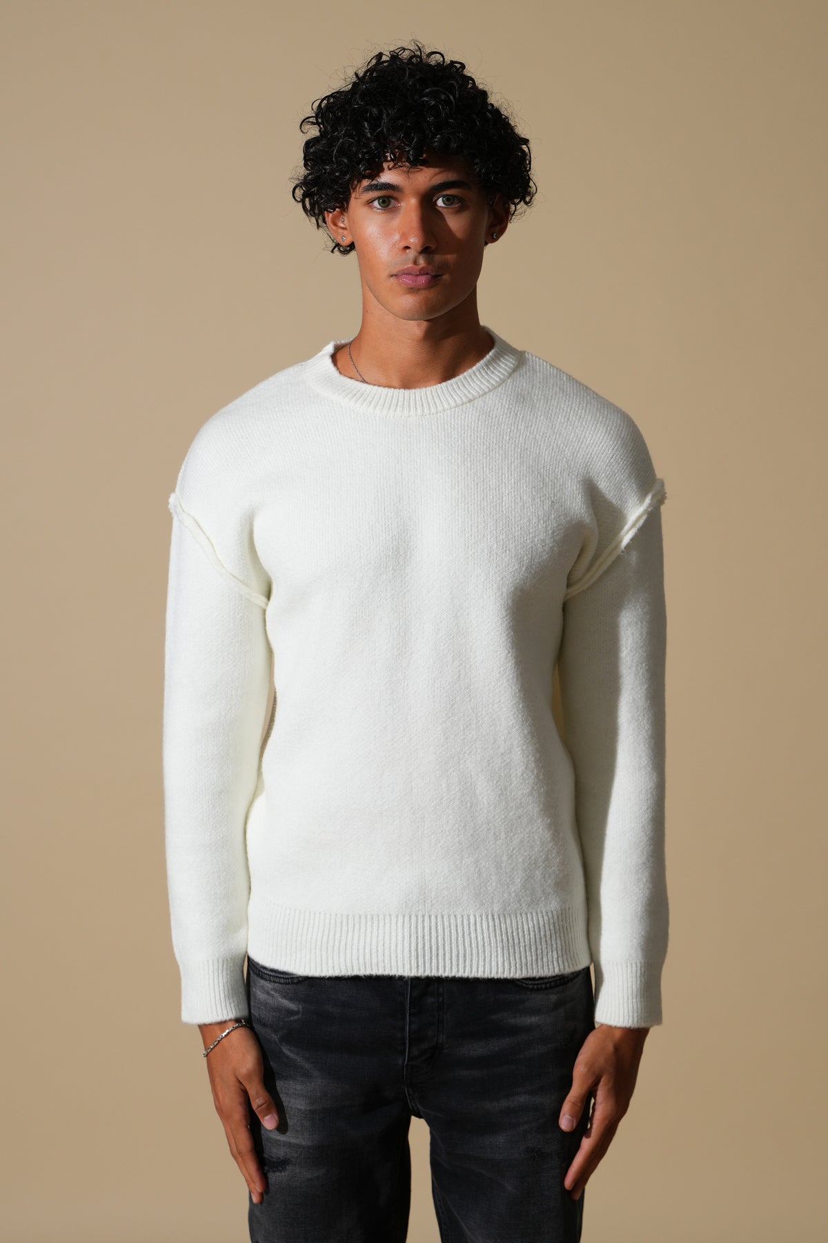 Pullover mit sichtbaren Nähten GL 2711