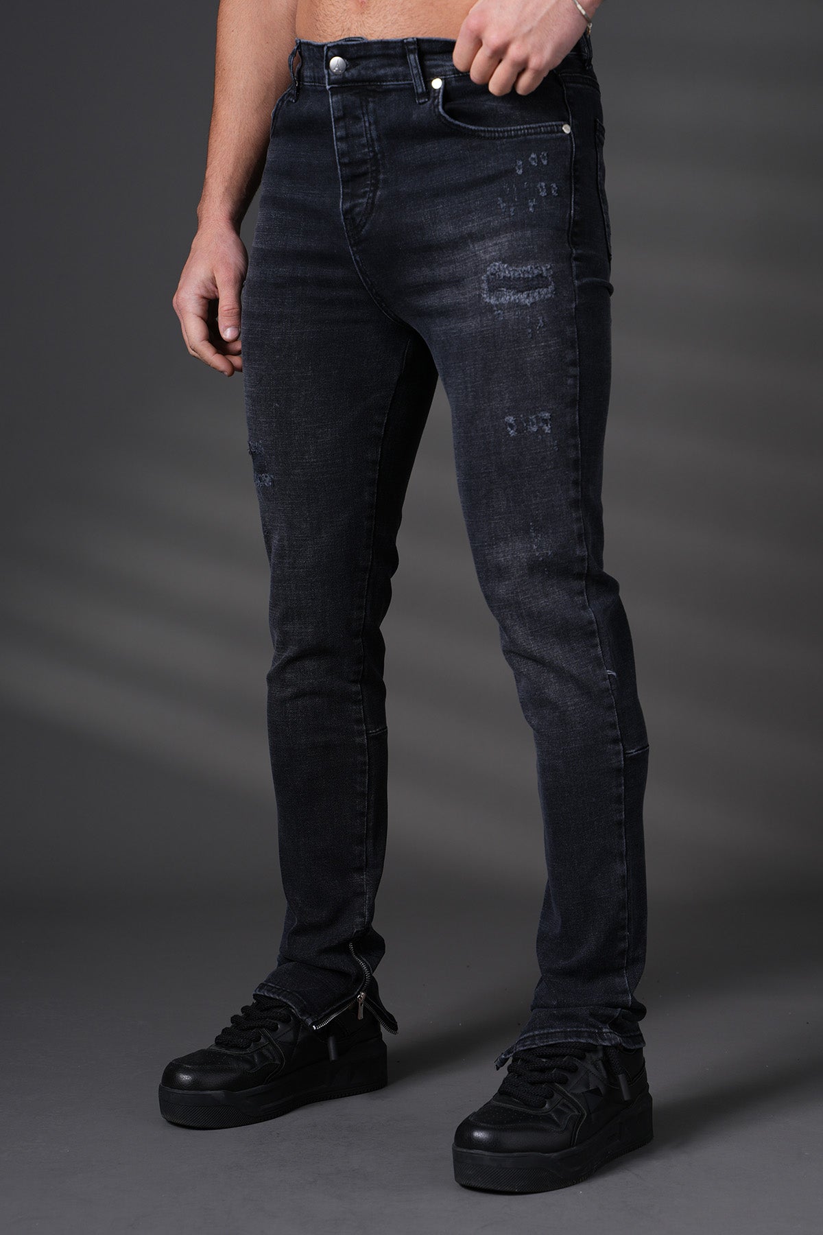 JEAN ZIPPED FIT F0025