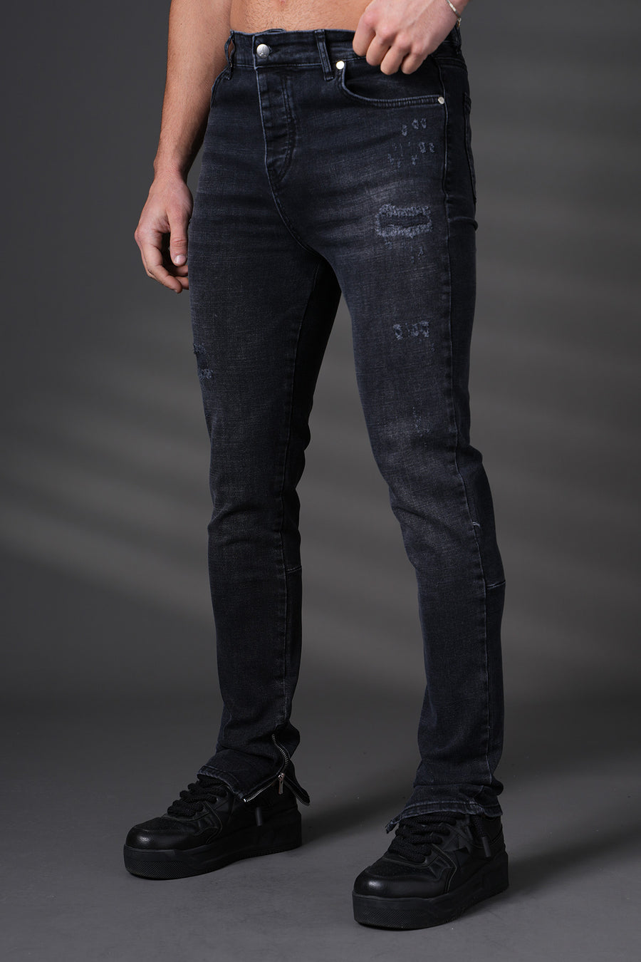 JEAN ZIPPED FIT F0025