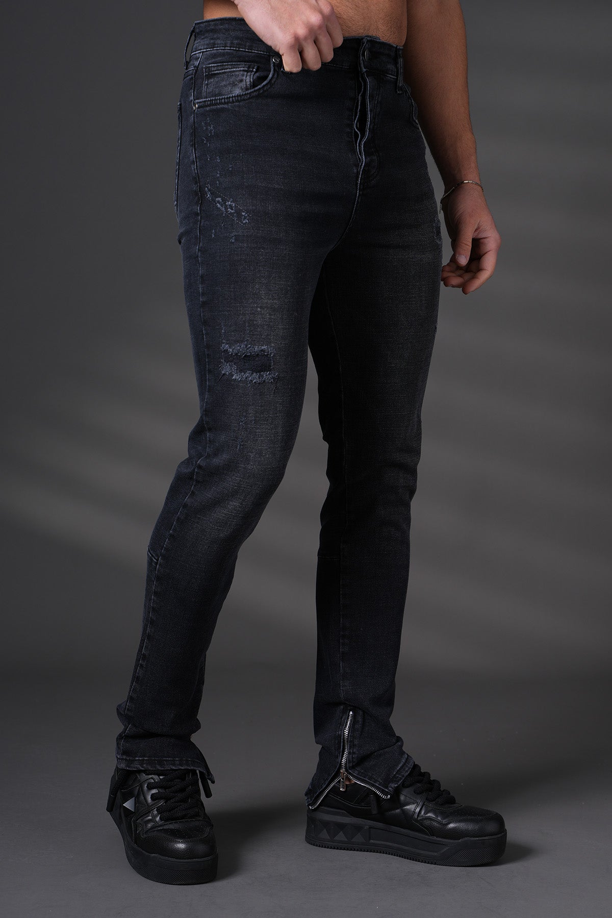 JEAN ZIPPED FIT F0025