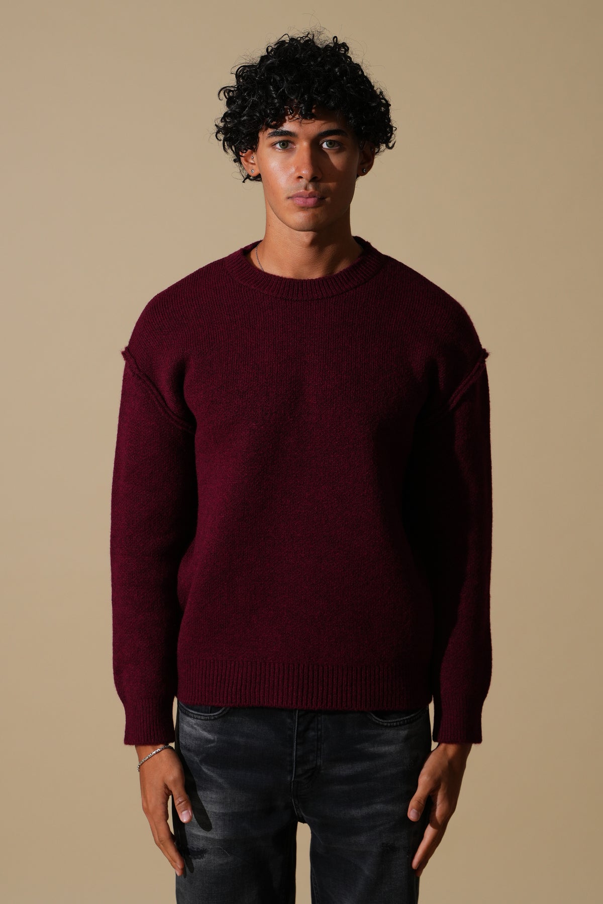 Pullover mit sichtbaren Nähten GL 2711