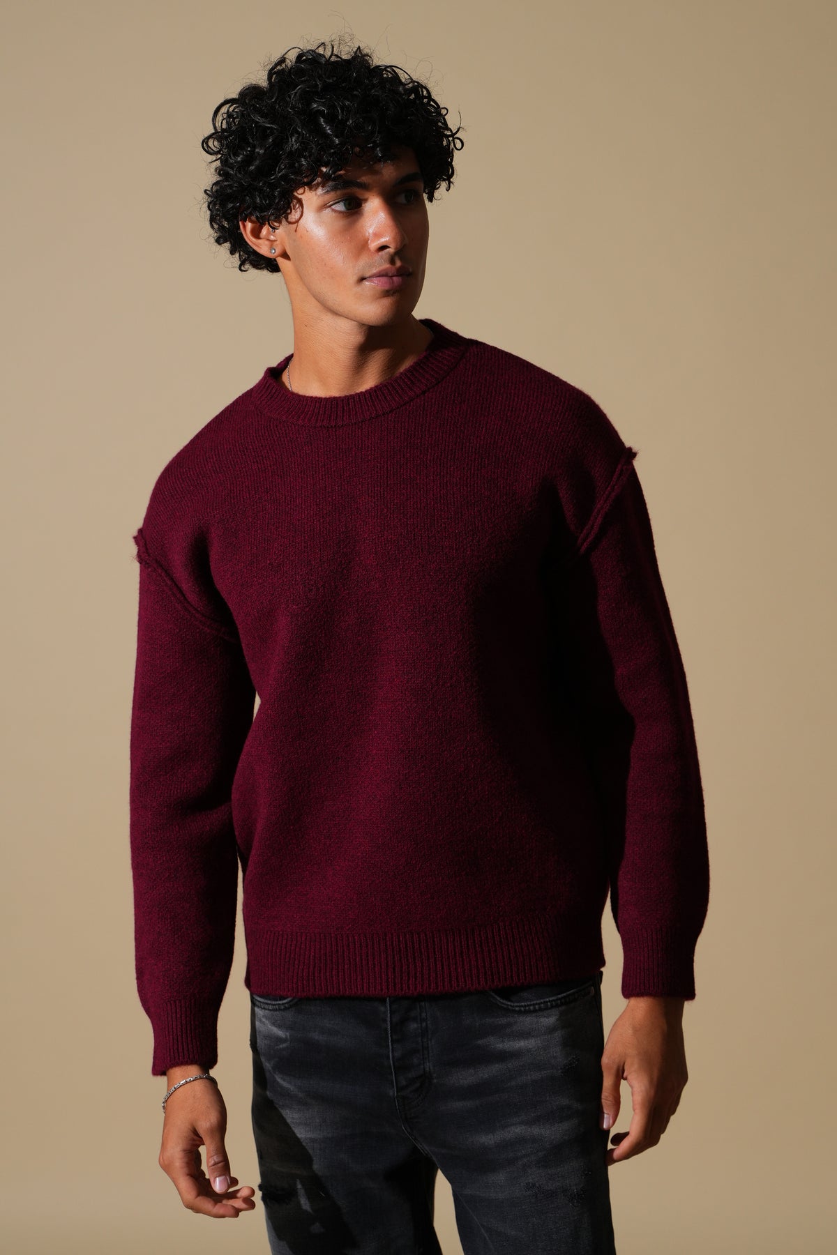 Pullover mit sichtbaren Nähten GL 2711