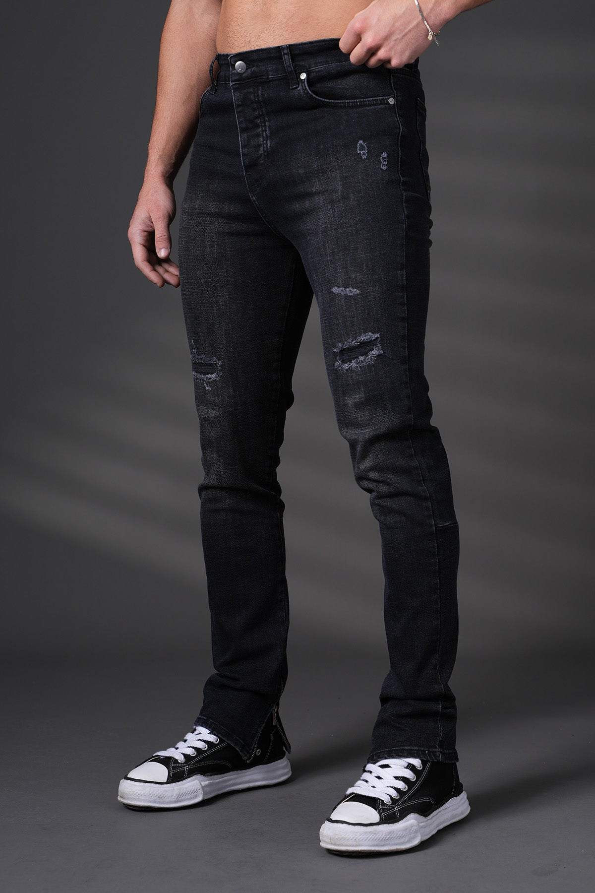 JEAN ZIPPED FIT F0022