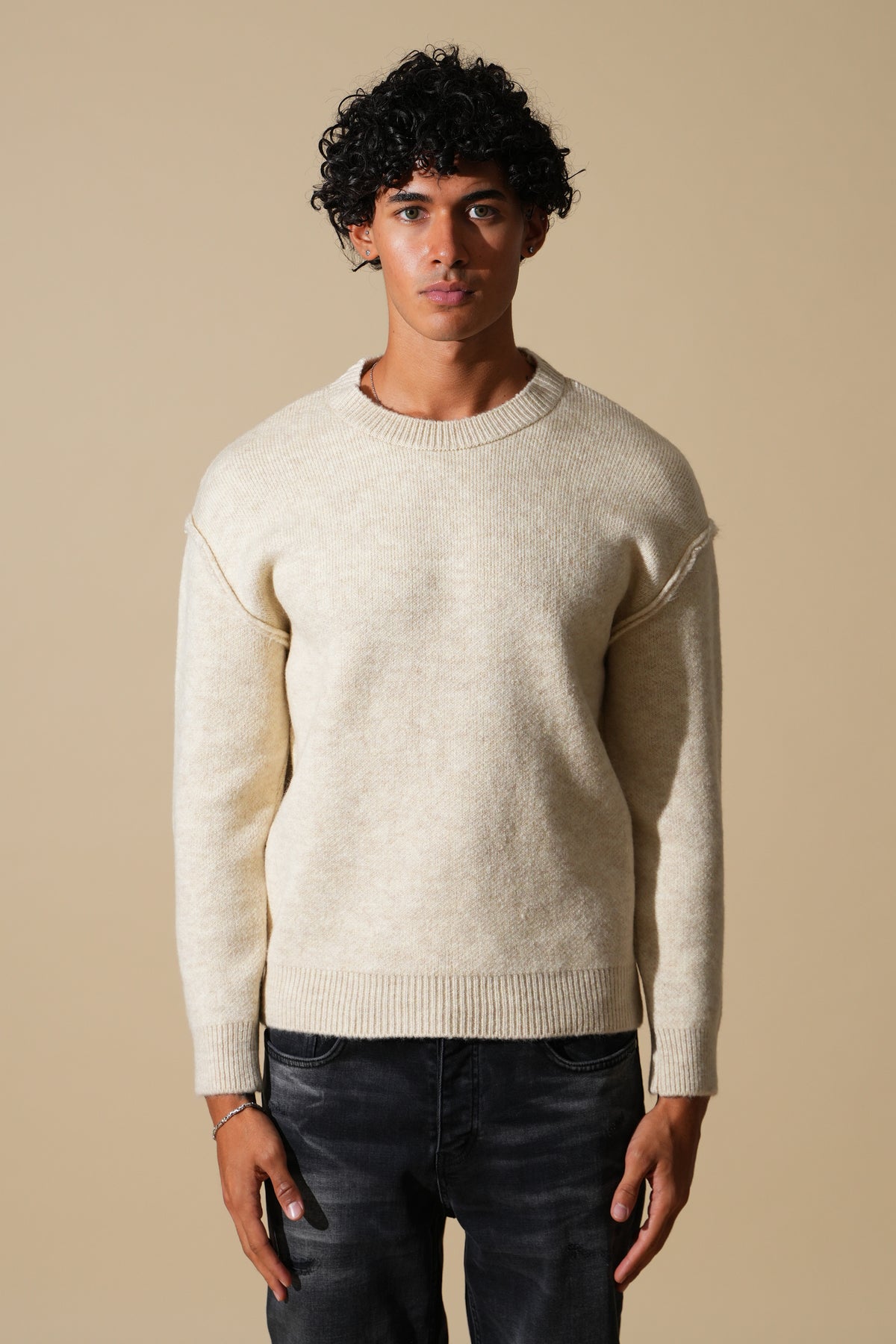 Pullover mit sichtbaren Nähten GL 2711