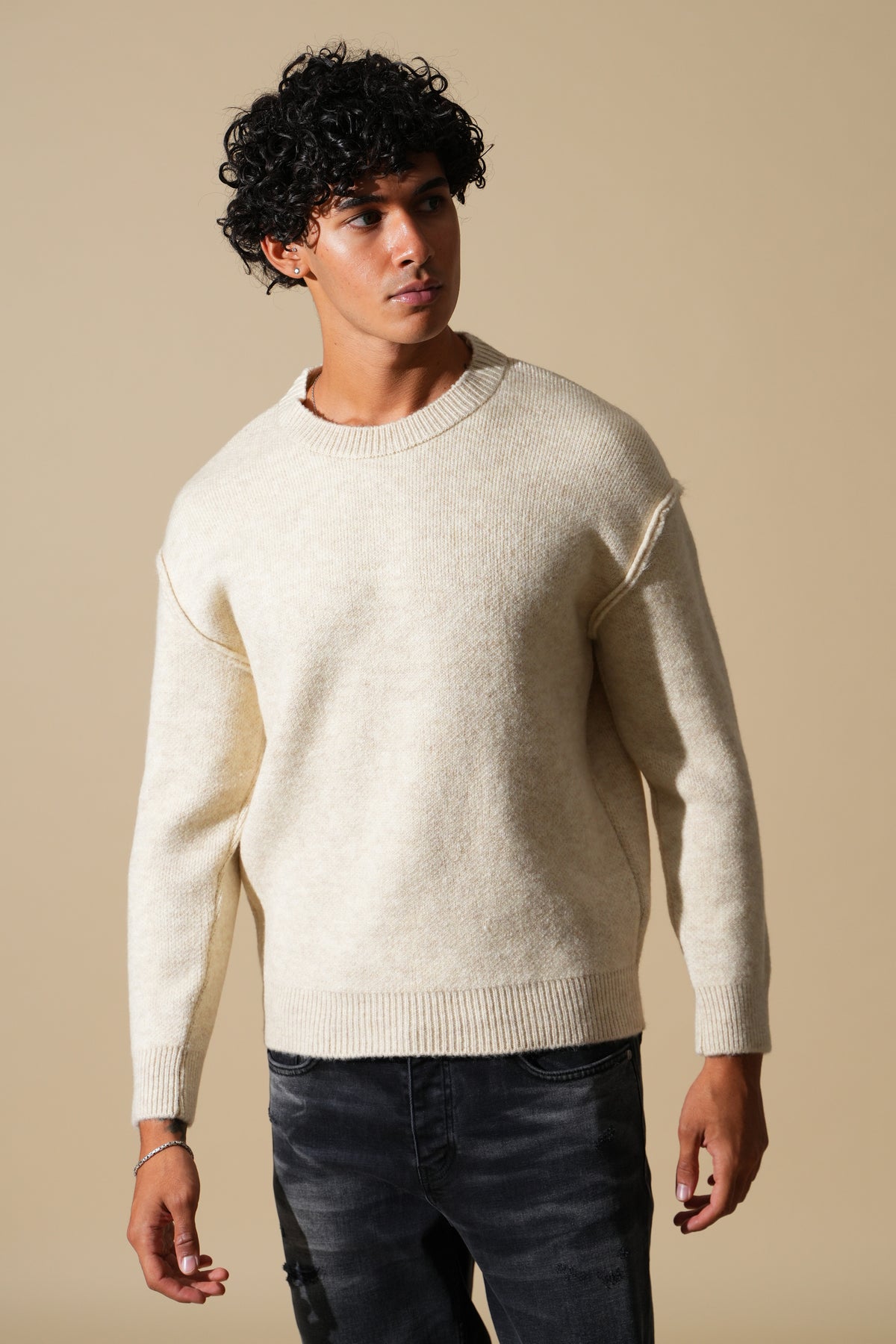 Pullover mit sichtbaren Nähten GL 2711