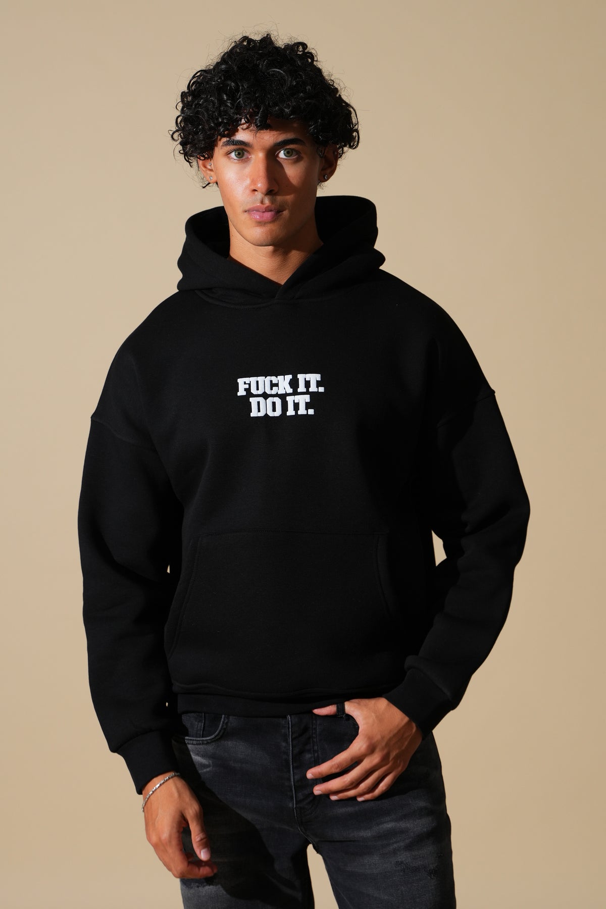 Back-slogan hoodie GL 2752